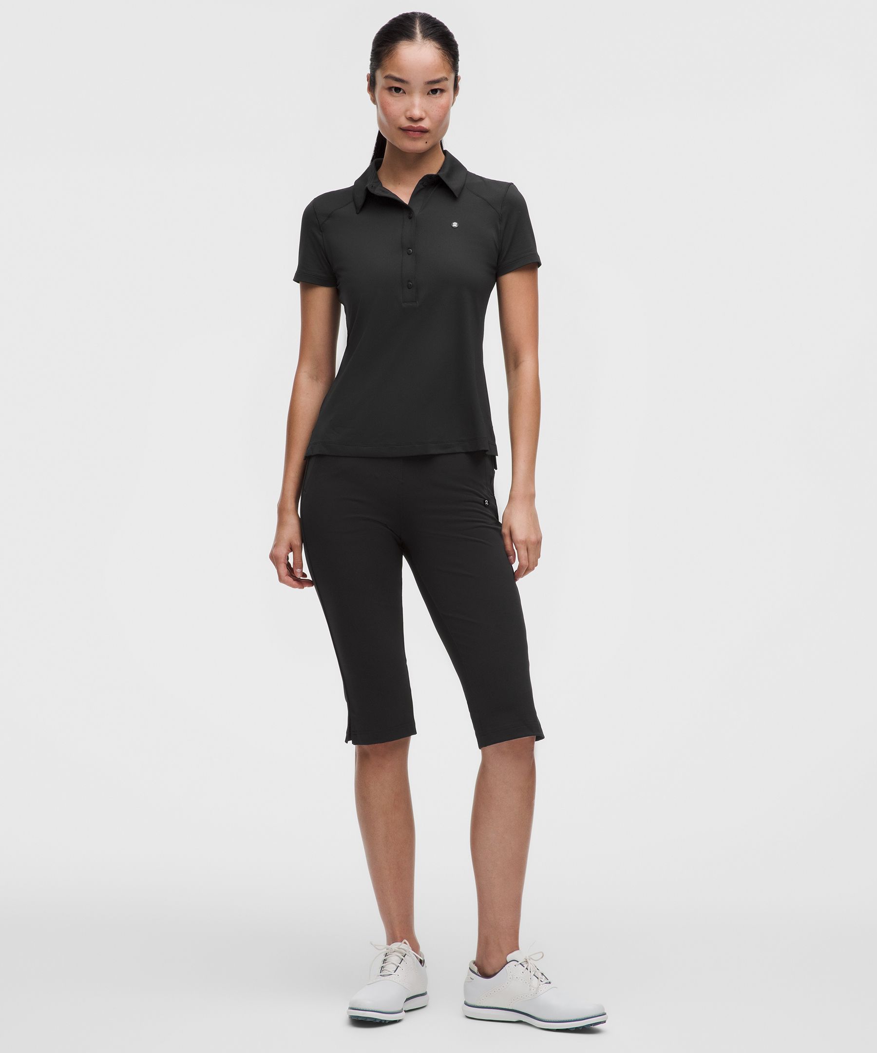 High-Rise Golf Pull-On Cropped Pant 16"
