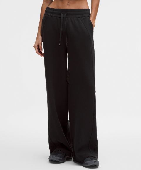 Женские широкие брюки Lululemon Scuba Mid-Rise