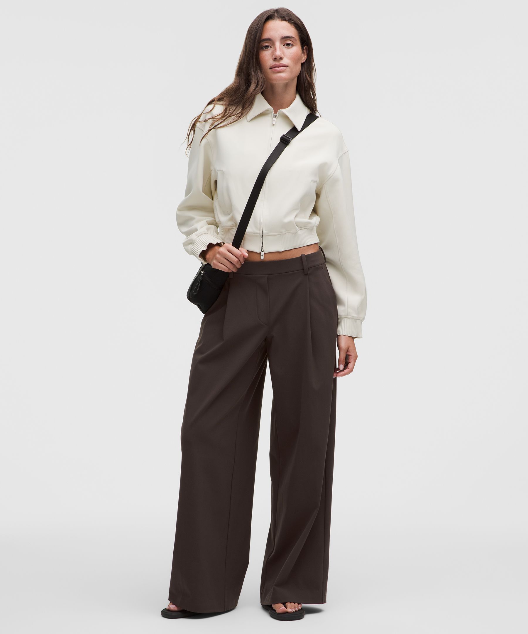 Pantalon habillé jambe large taille très basse Daydrift