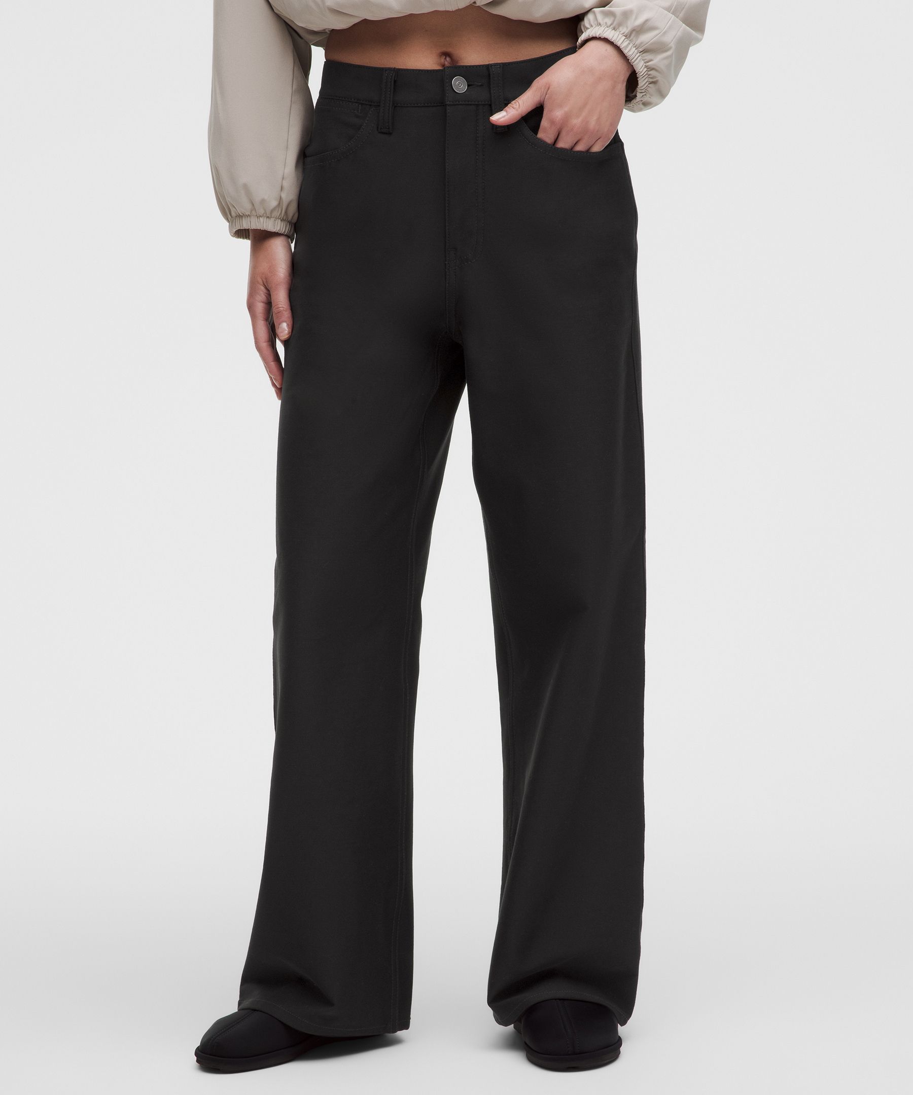 EasyFive Mid-Rise Classic-Wide Pants *Asia Fit