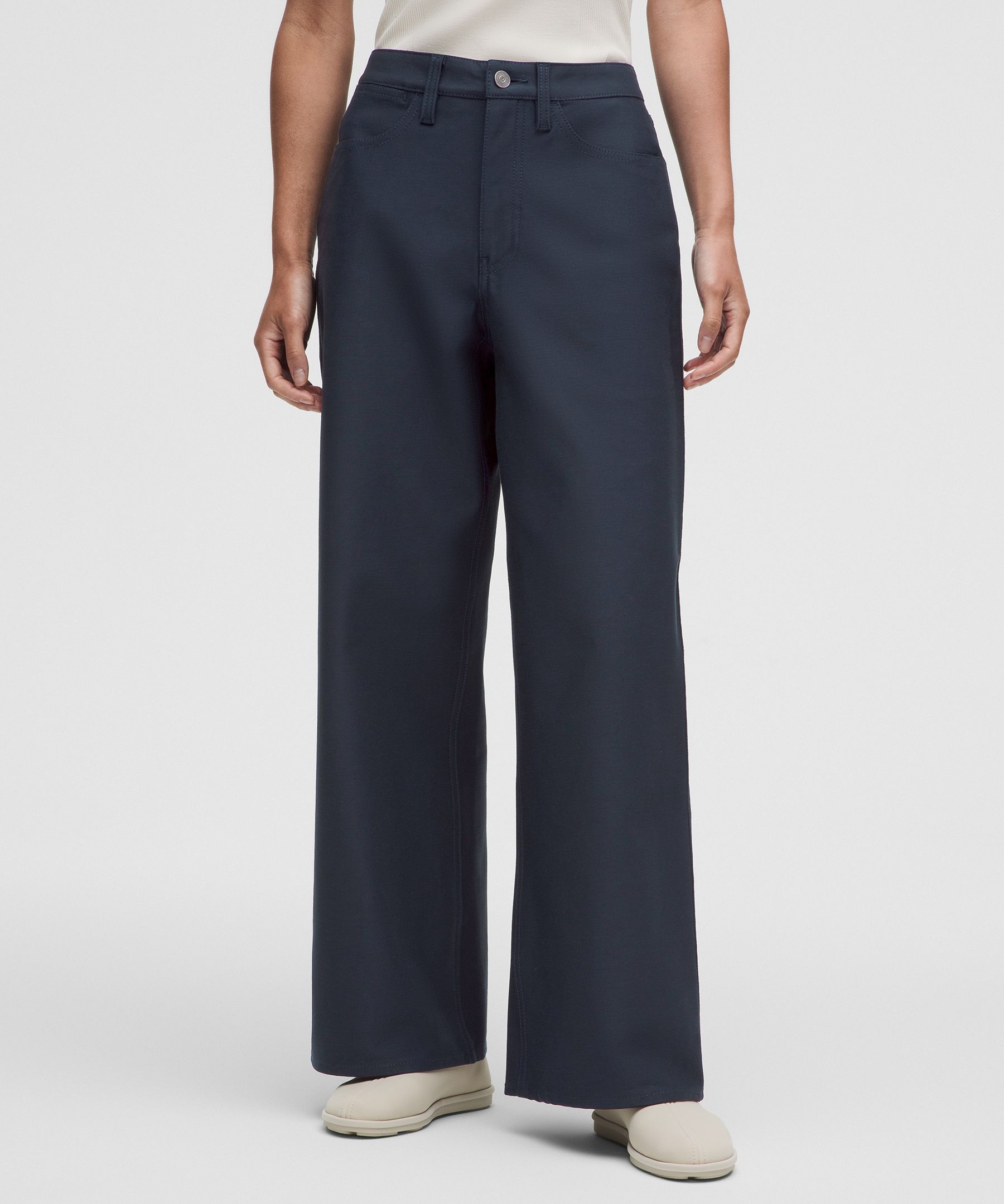 EasyFive Mid-Rise Classic-Wide Pants *Asia Fit