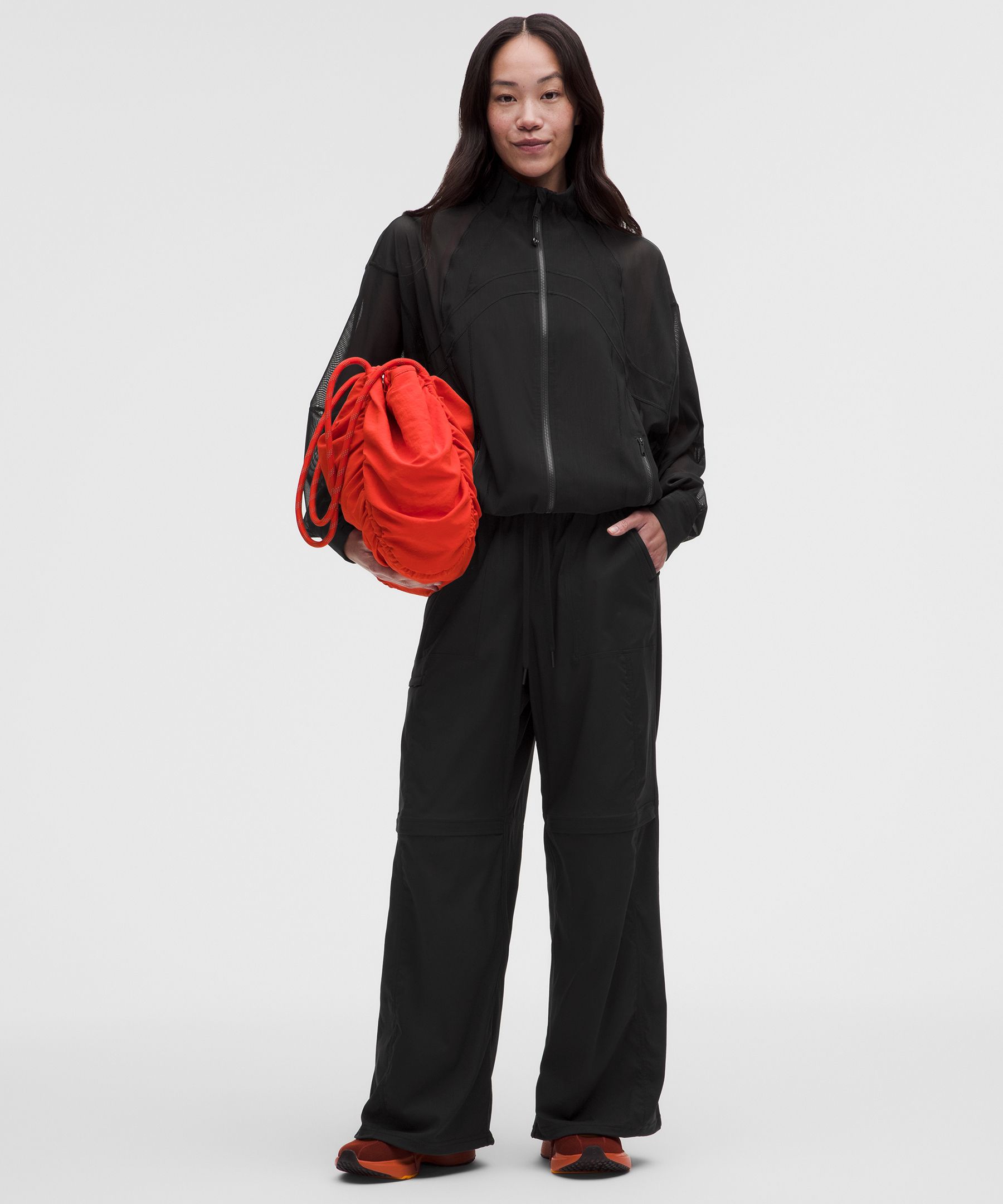 Dance Studio High-Rise Vented Wide-Leg Pants *Asia Fit
