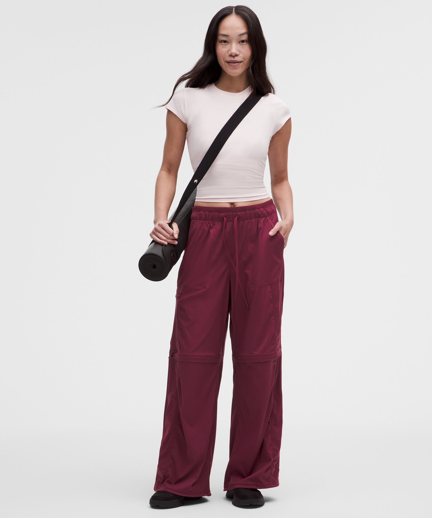 Dance Studio High-Rise Vented Wide-Leg Pants *Asia Fit