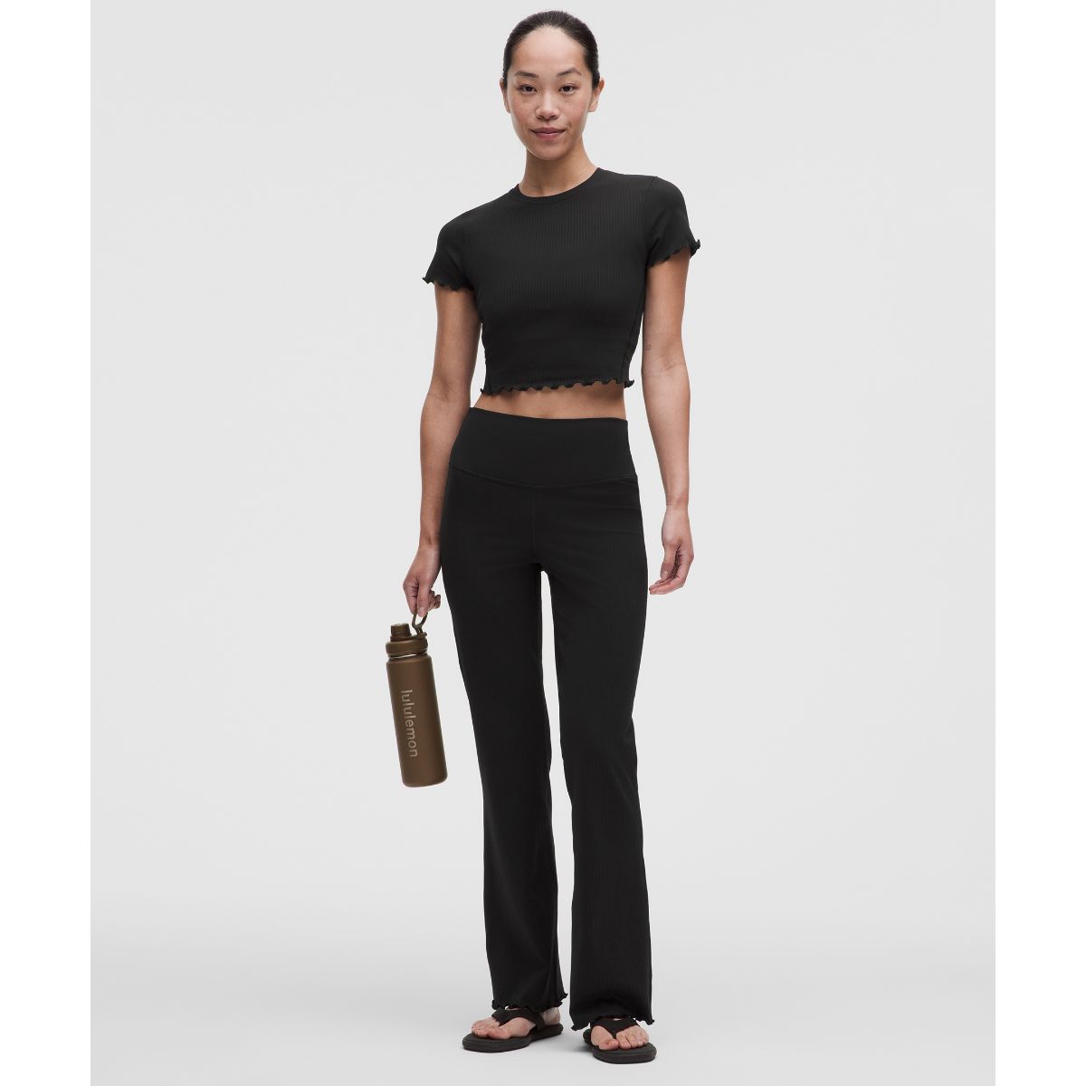 Align™ High-Rise Lettuce-Hem Flared Pants Asia Fit
