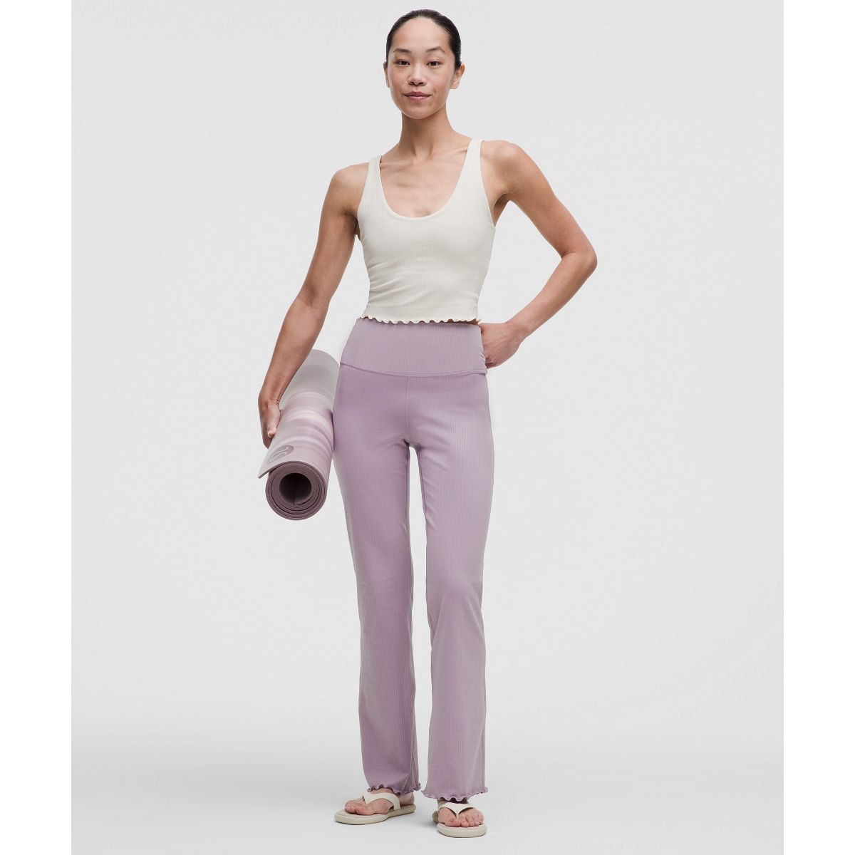 Align™ High-Rise Lettuce-Hem Flared Pants Asia Fit