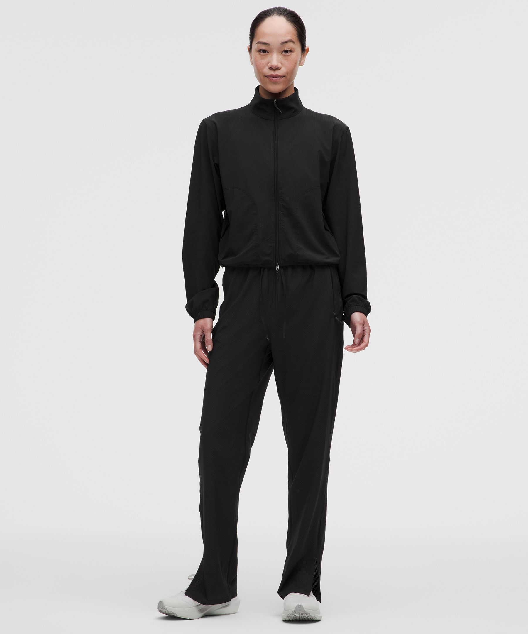 Textured Mesh High-Rise Running Jogger *Asia Fit
