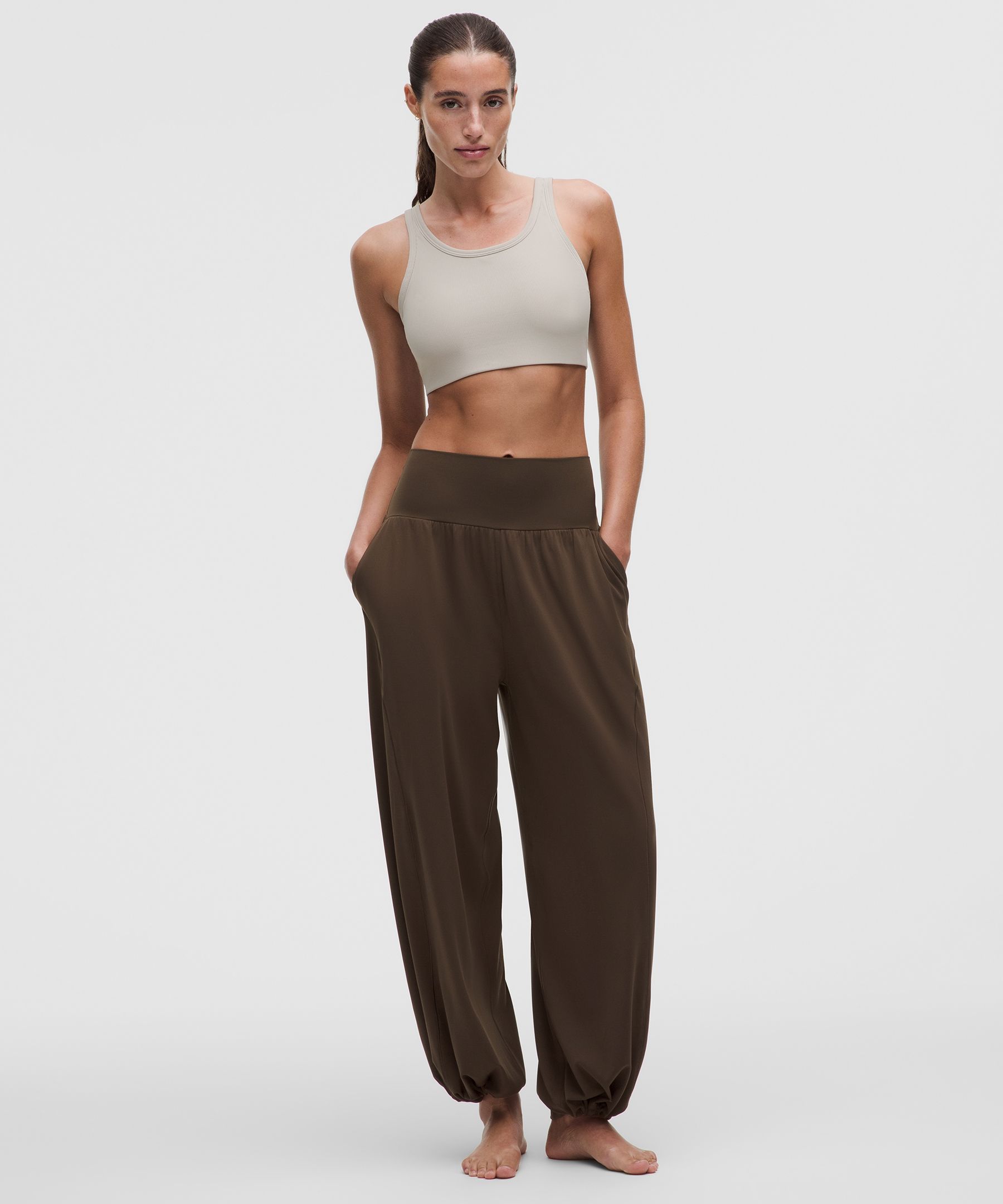 Nulu Cinch-Hem Drapey Pant