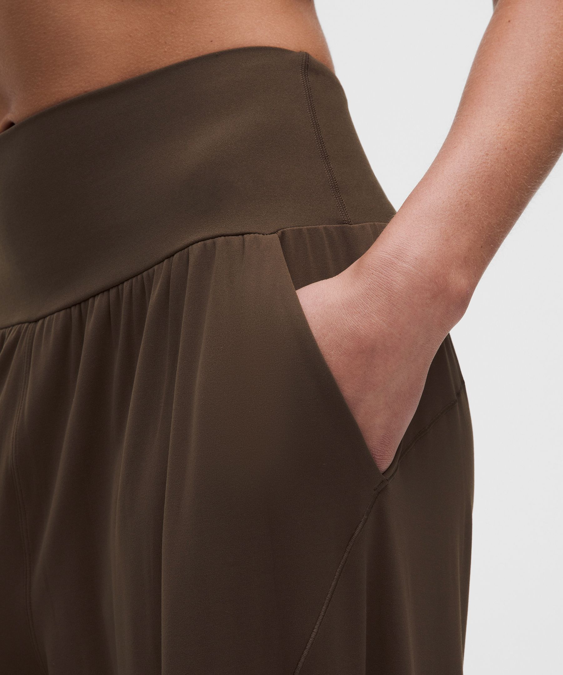 Nulu Cinch-Hem Drapey Pant