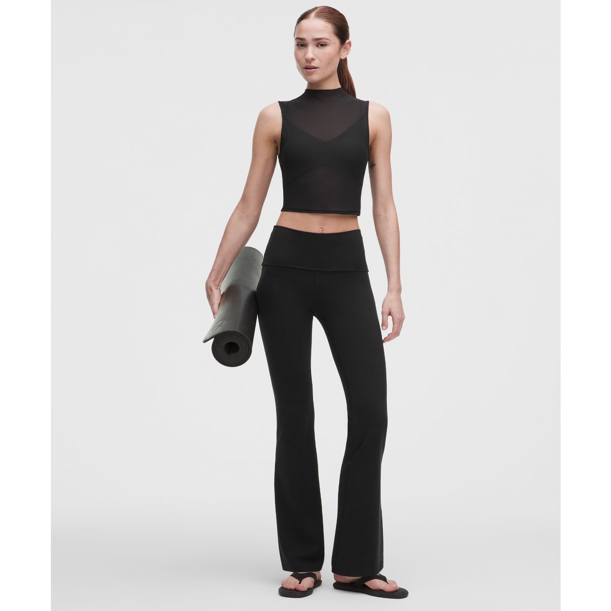 Groove Nulu Foldover Flared Pants Warm