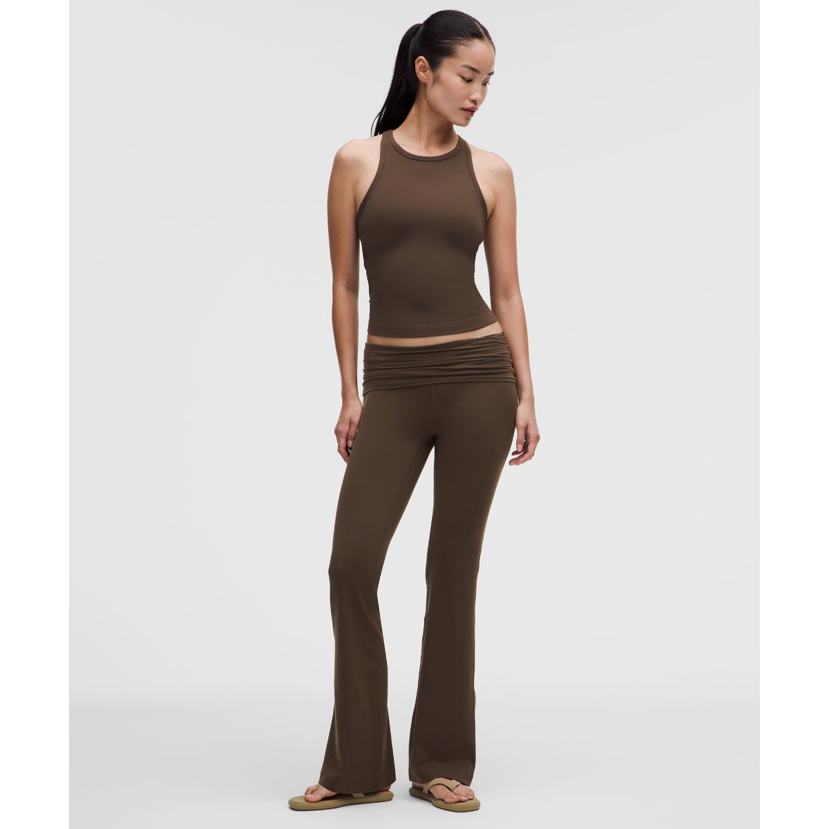 Groove Nulu Foldover Flared Pants Warm