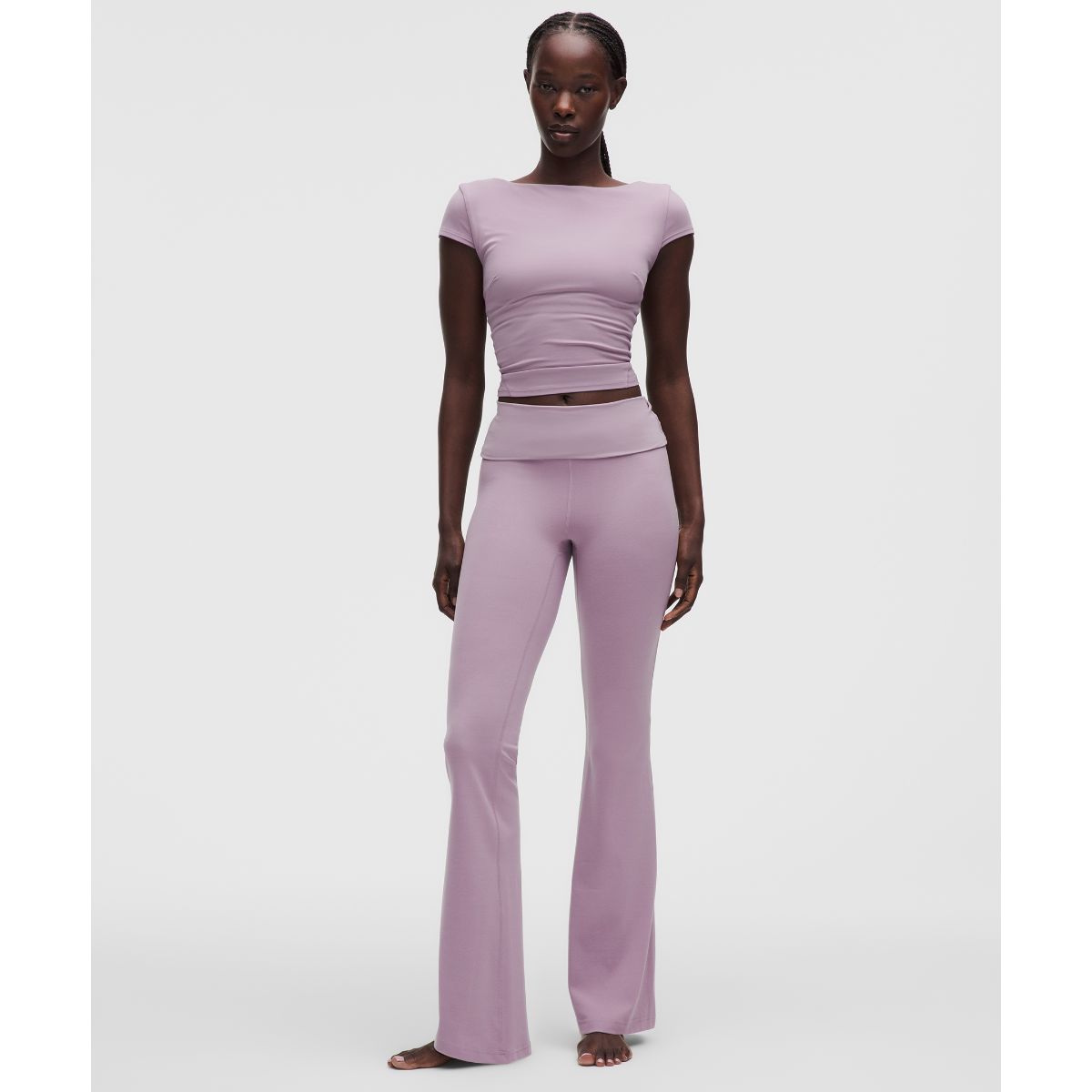 Groove Nulu Foldover Flared Pants Warm