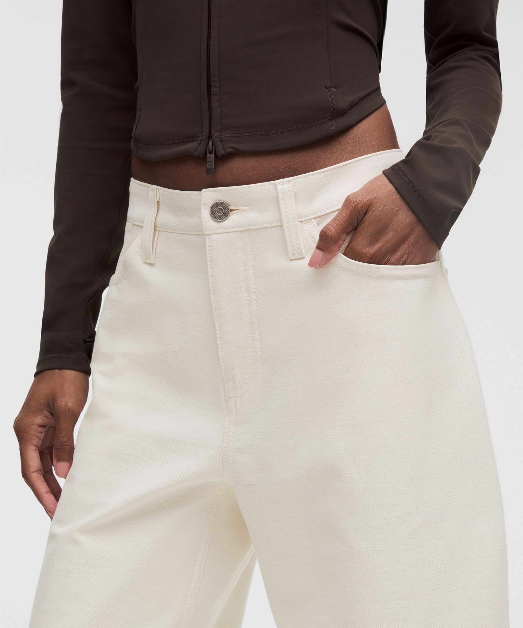 Pantal&oacute;n barril EasyFive de talle bajo *Largo est&aacute;ndar