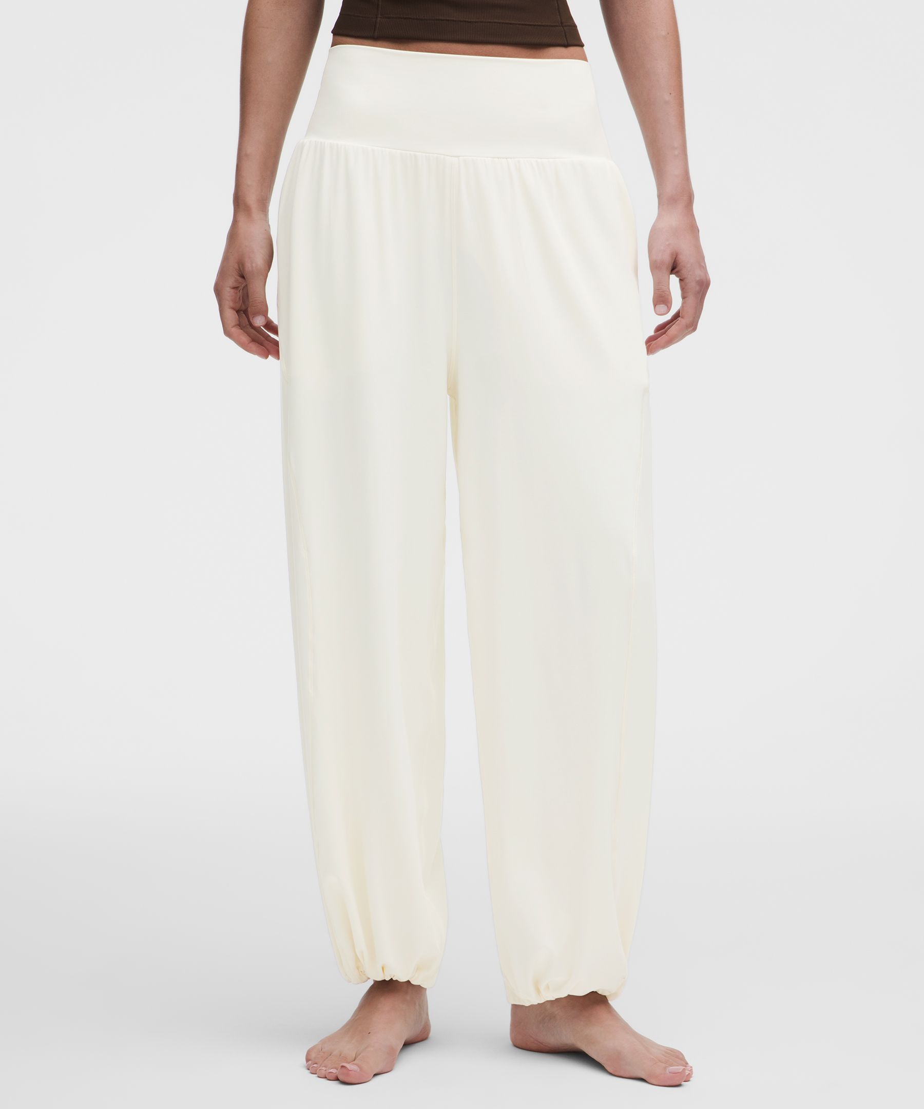 Nulu Cinch-Hem Drapey Pant