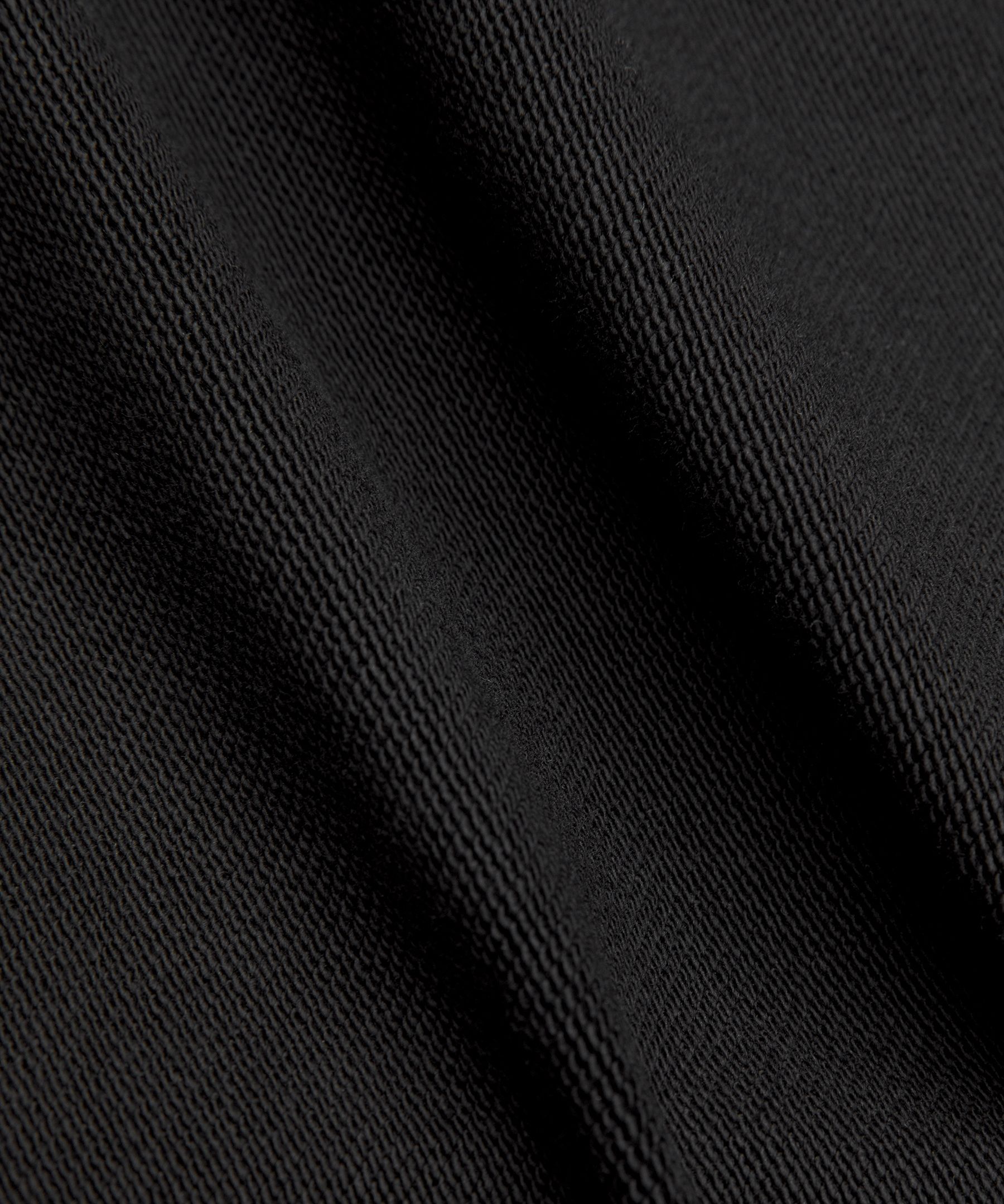 French Terry Mid-Rise Wide-Leg Pant