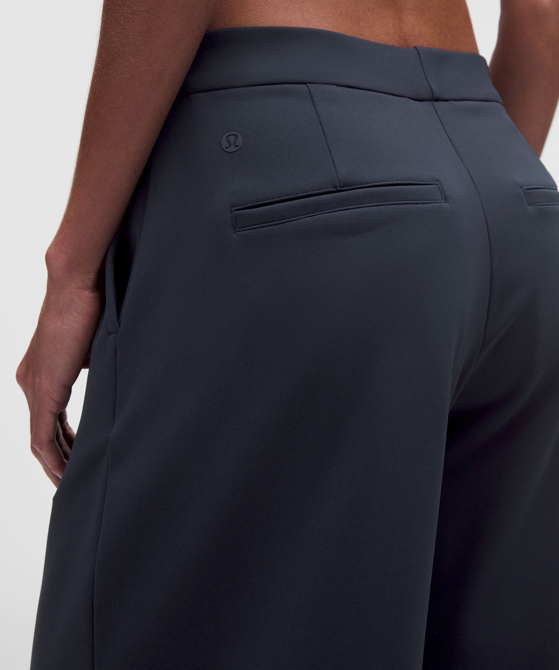 Daydrift Mid-Rise Cropped Wide-Leg Trouser