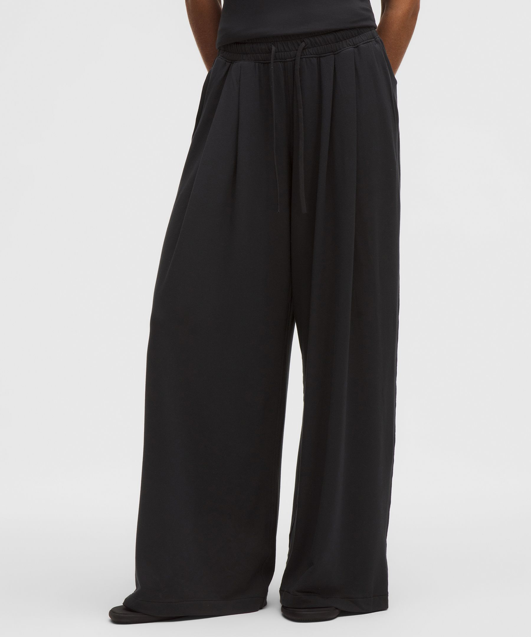 BeCalm High-Rise Pleated Extra-Wide Leg Pant *Updated Fabric