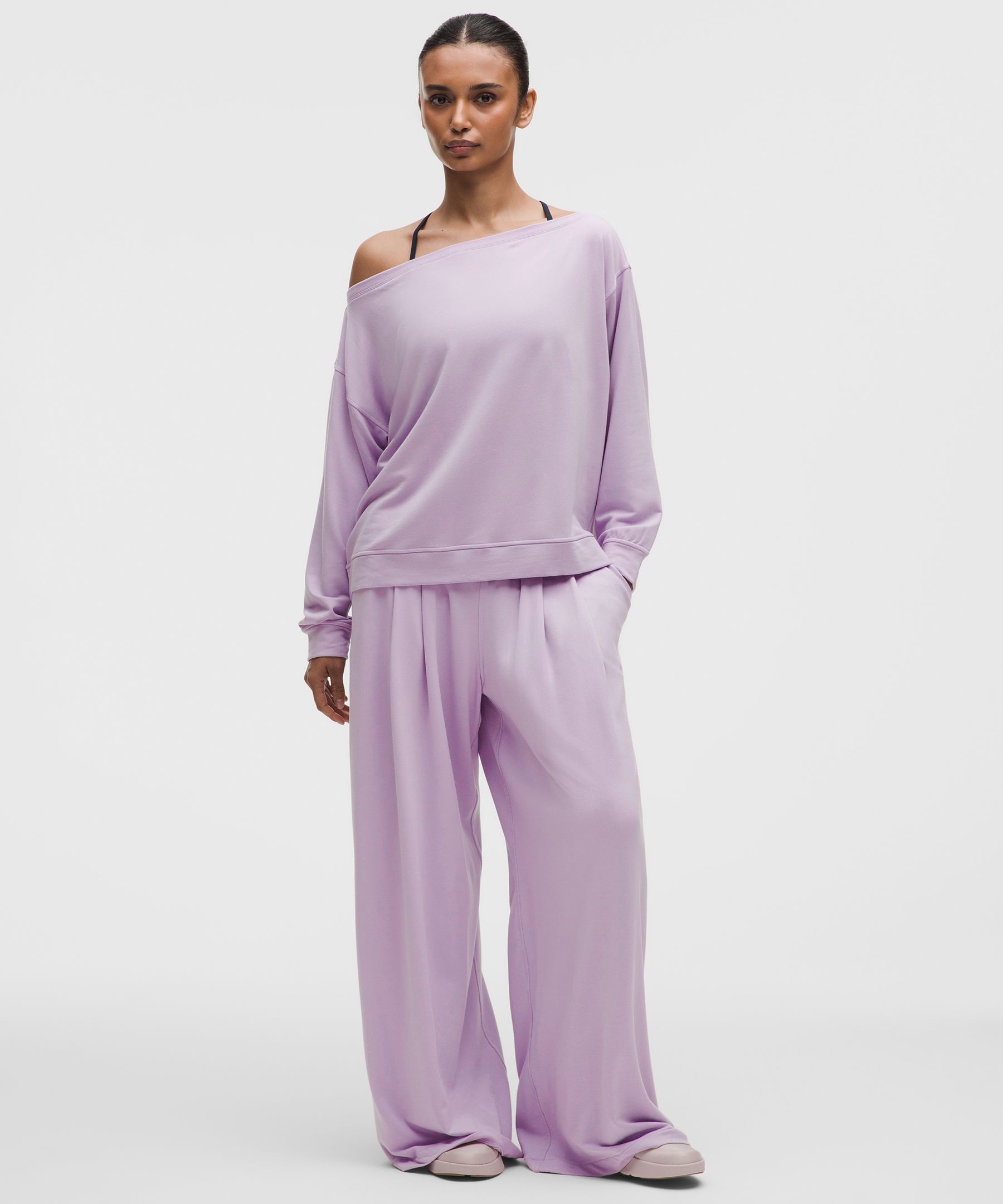 BeCalm High-Rise Pleated Extra-Wide Leg Pant *Updated Fabric