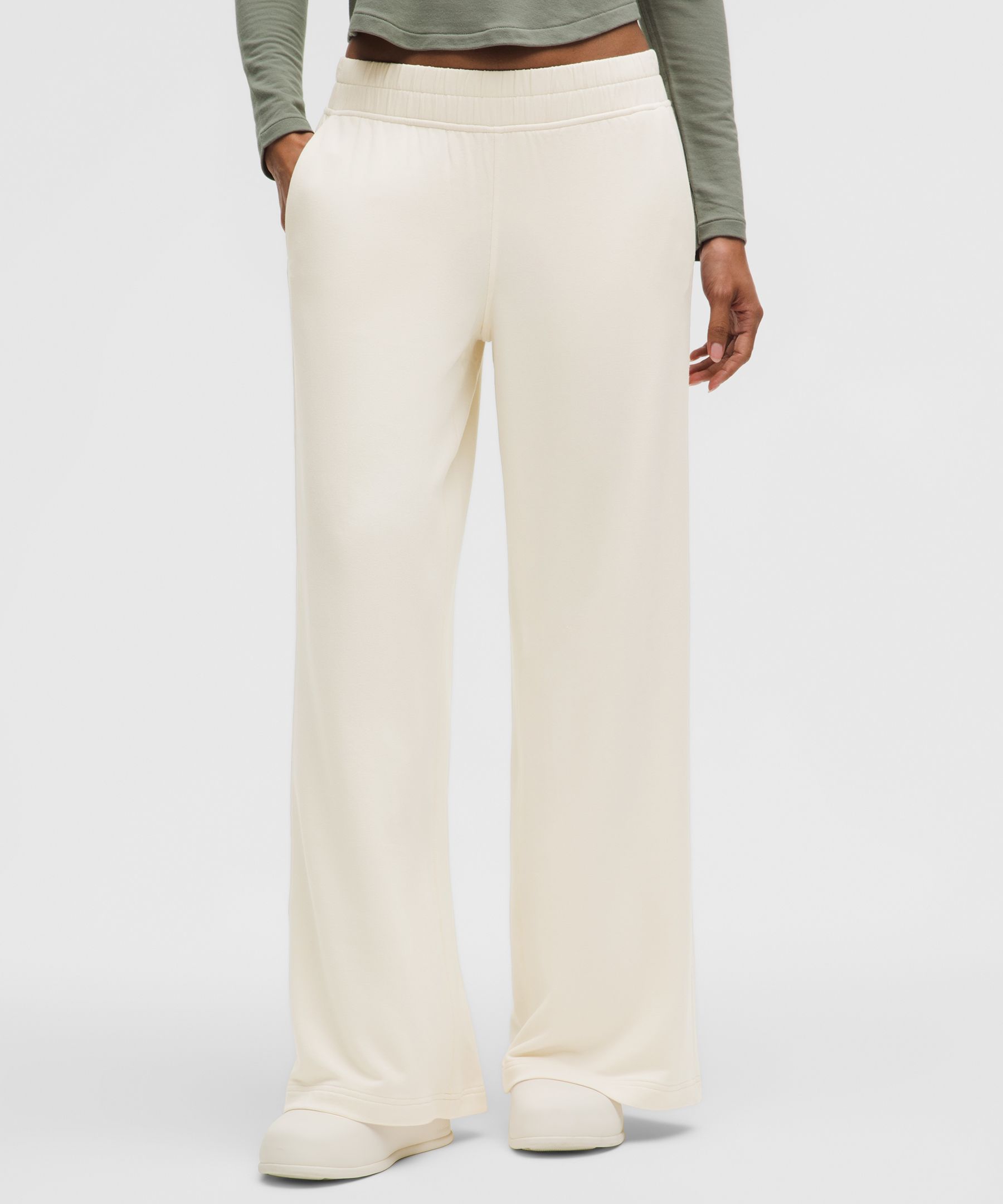 BeCalm Mid-Rise Wide-Leg Pant *Updated Fabric