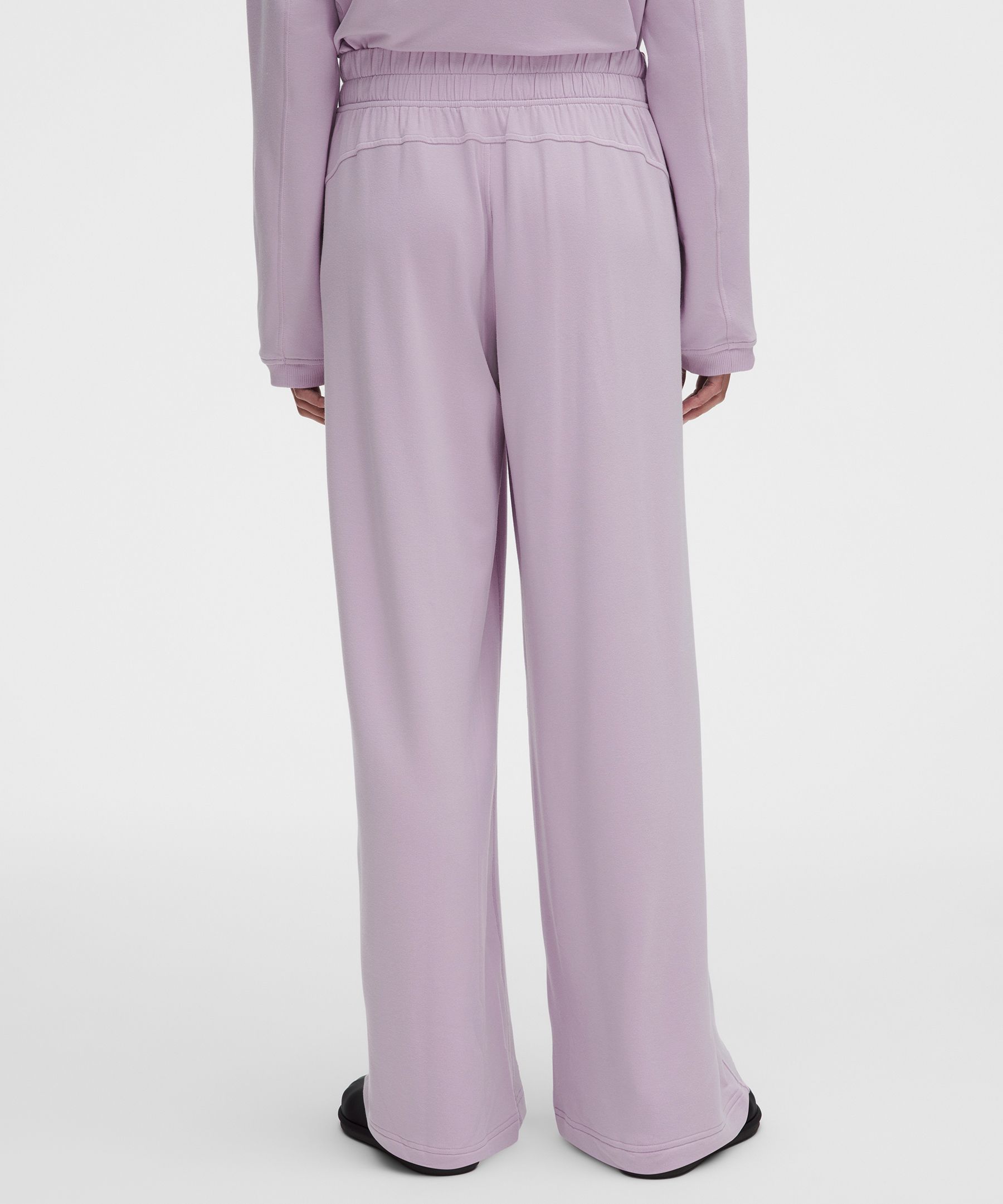 Pantalon large taille mi-haute en BeCalm