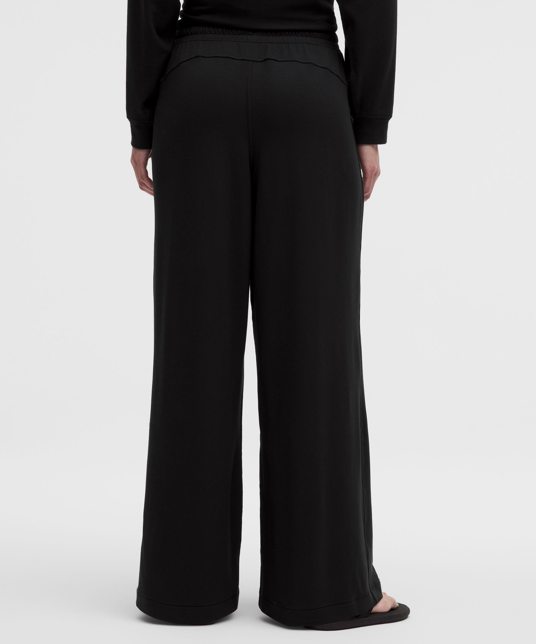 BeCalm ハイライズプリーツ エクストラワイドレッグパンツ