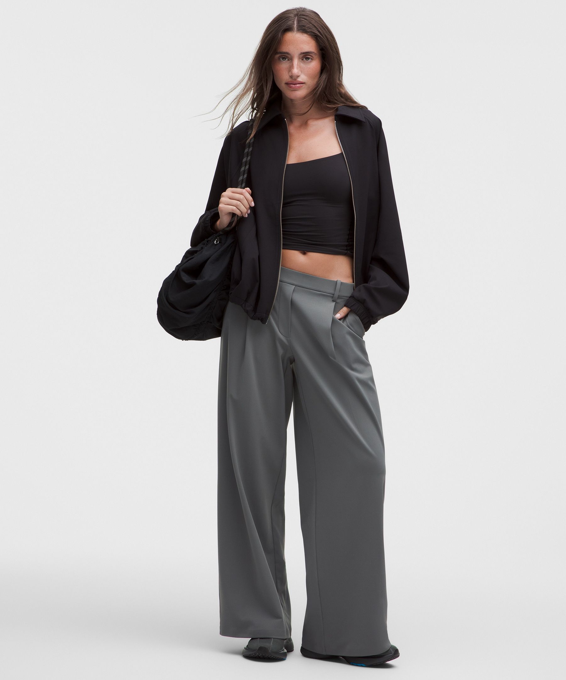 Pantalon habillé jambe large taille très basse Daydrift