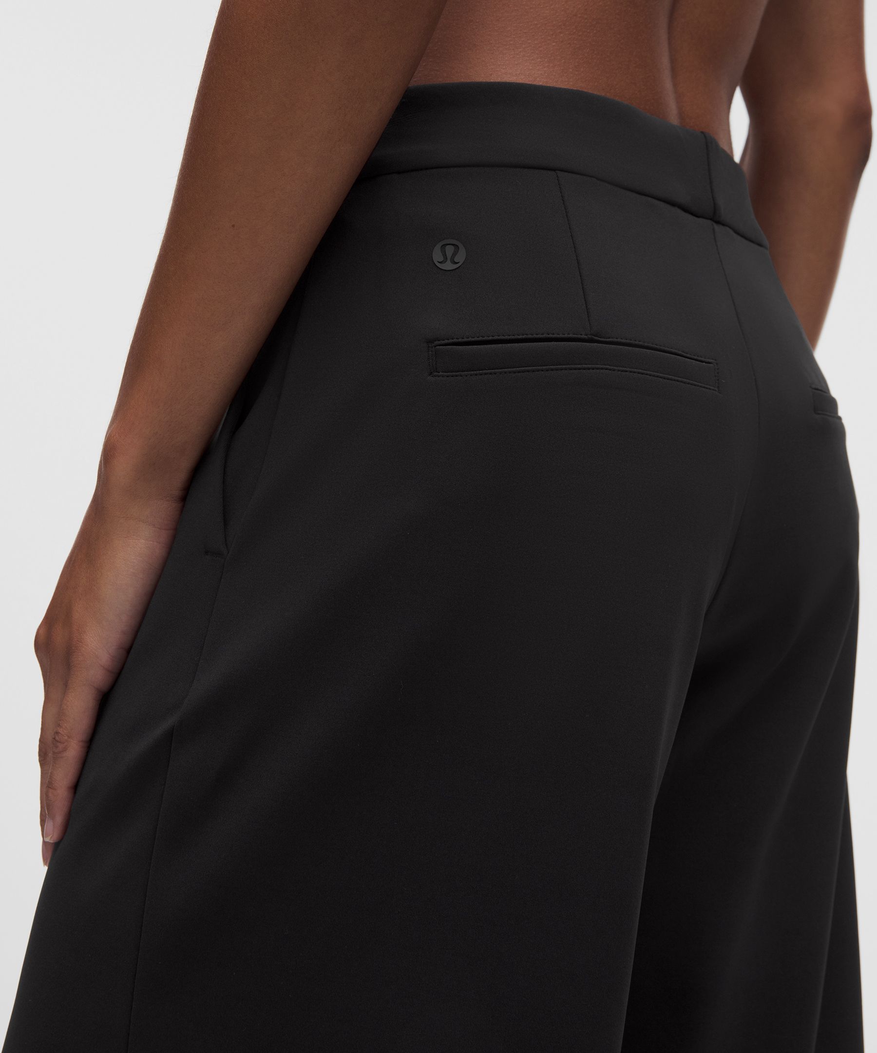 Daydrift Mid-Rise Cropped Wide-Leg Trouser