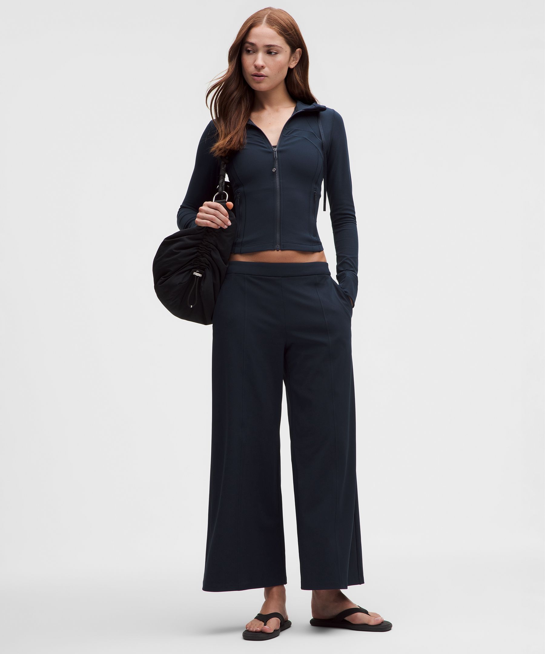 Pantacourt habillé jambe large taille mi-haute Daydrift