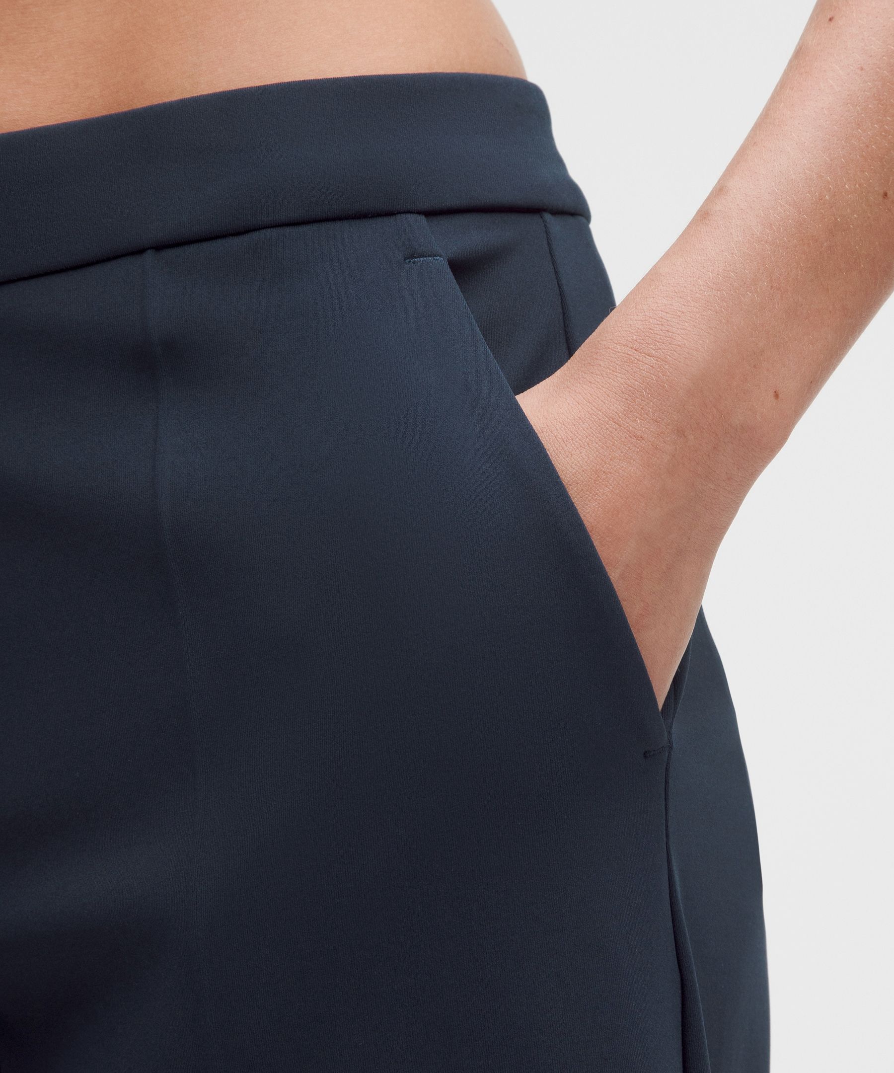 Daydrift Mid-Rise Cropped Wide-Leg Trouser