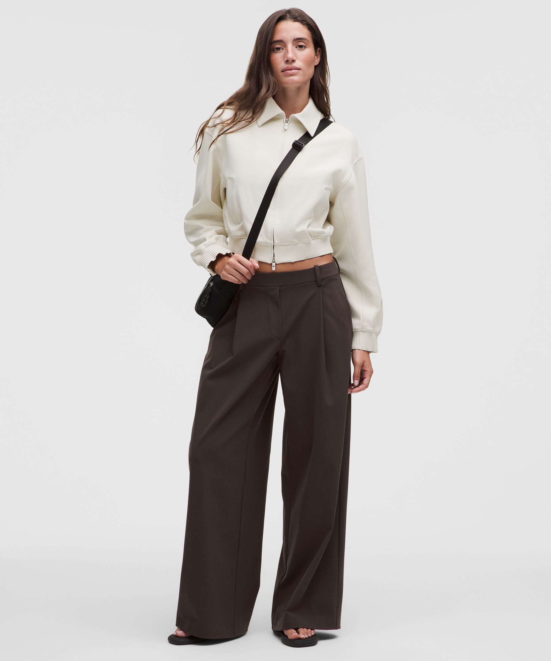 Pantacourt habillé jambe large taille mi-haute Daydrift