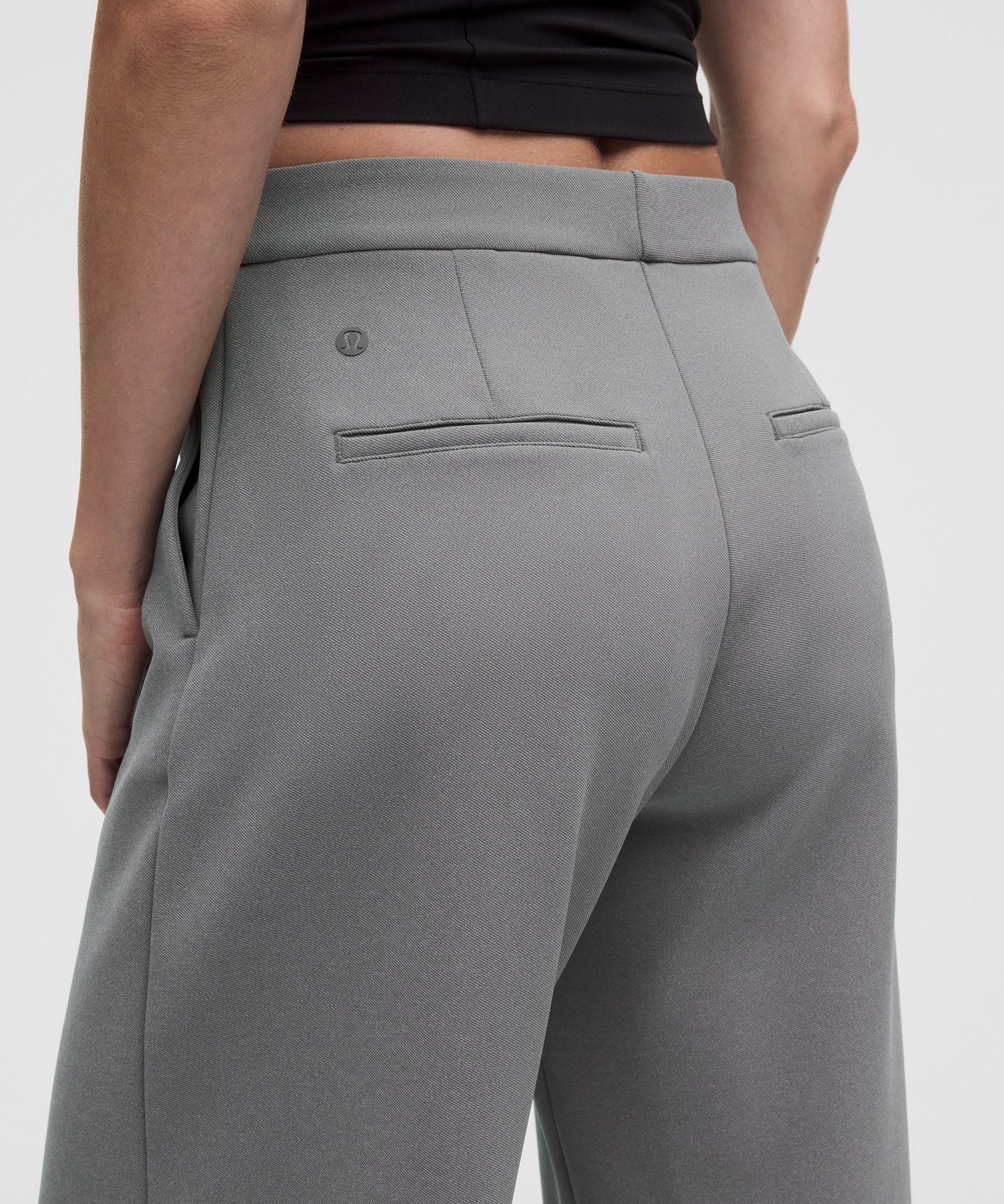 Daydrift Mid-Rise Cropped Wide-Leg Trouser Short