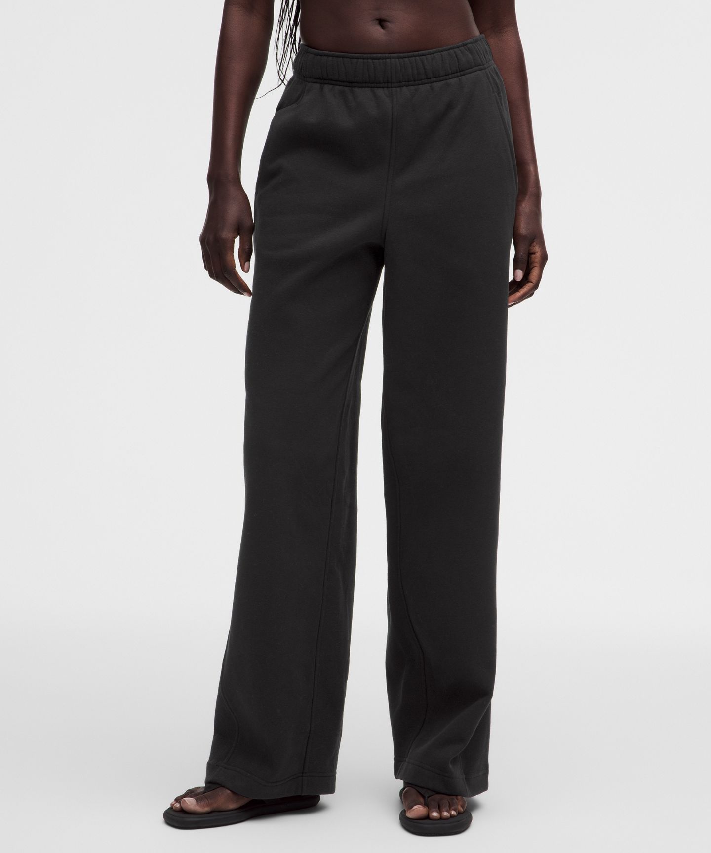 Женские брюки Lululemon Scuba Evolve Straight-Leg Pant *Tall, цвет: Чёрный — фото 2