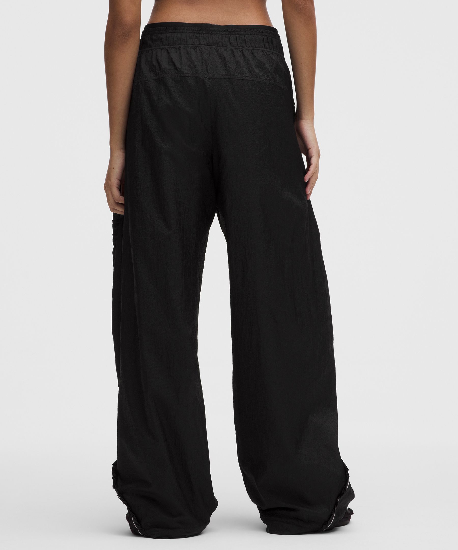 GANNI x lululemon ラッフルトリム テクスチャー ミッドライズパンツ