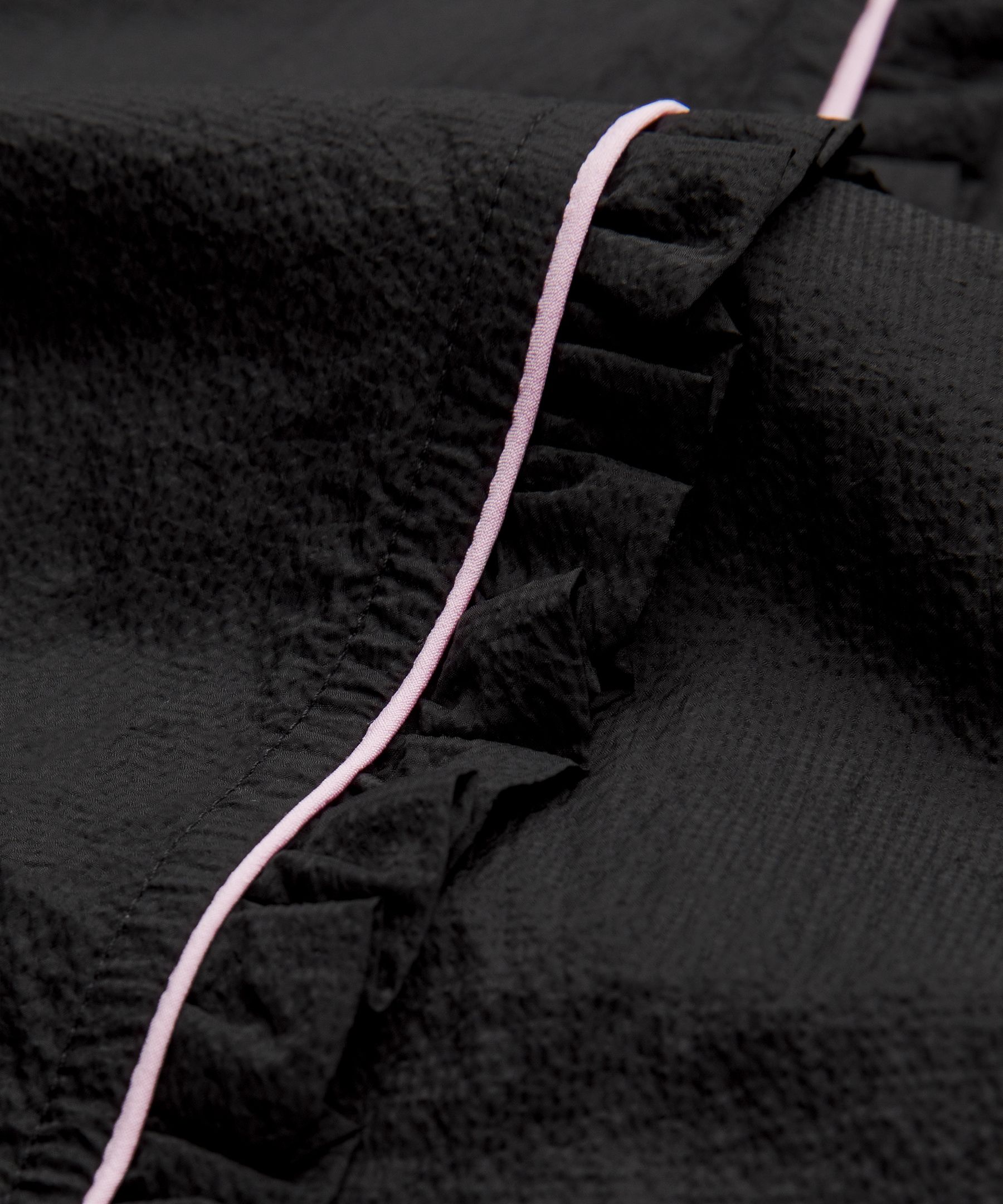 GANNI x lululemon ラッフルトリム テクスチャー ミッドライズパンツ