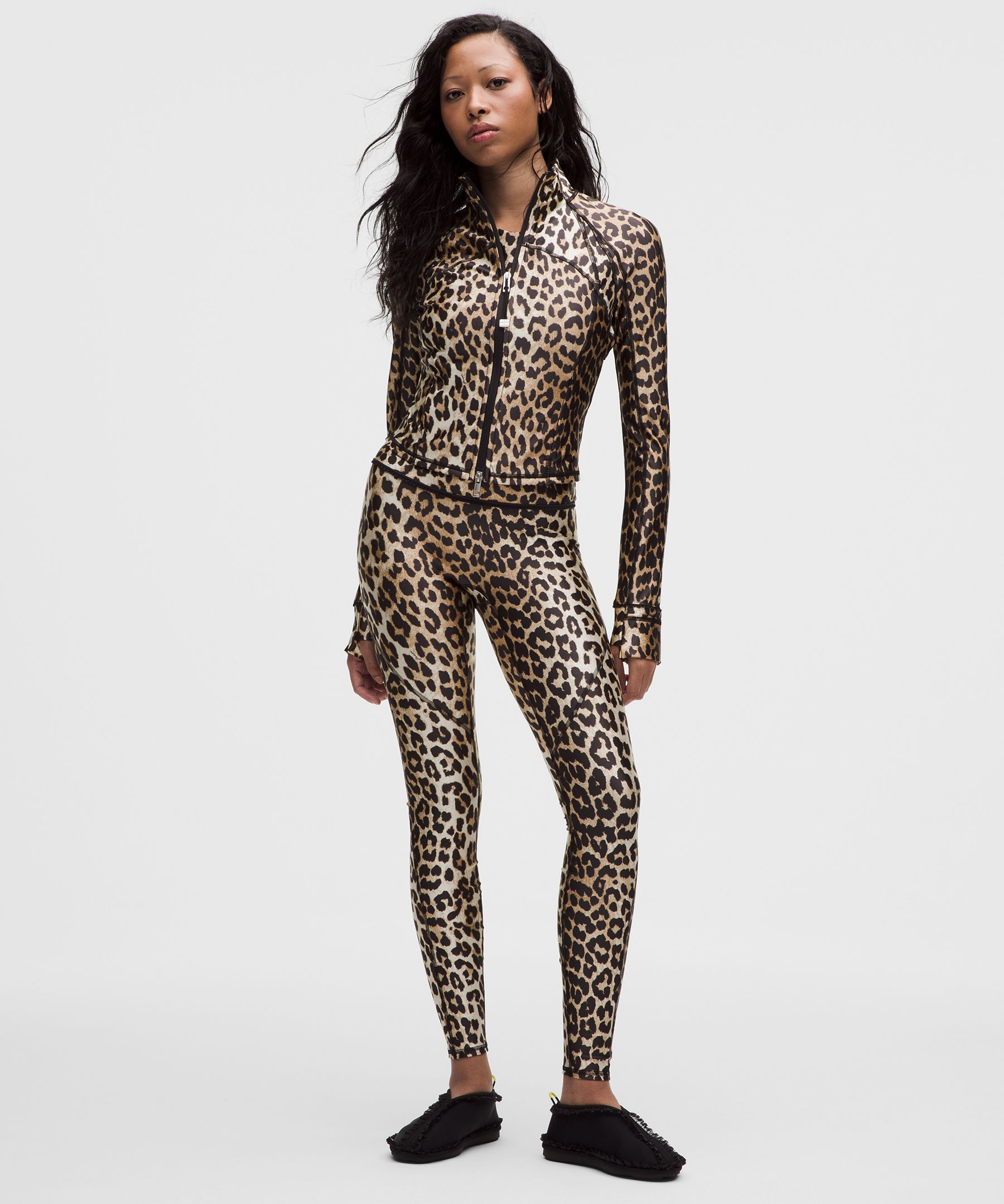 GANNI x lululemon Ruffle-Trim Mid-Rise Tight 28"
