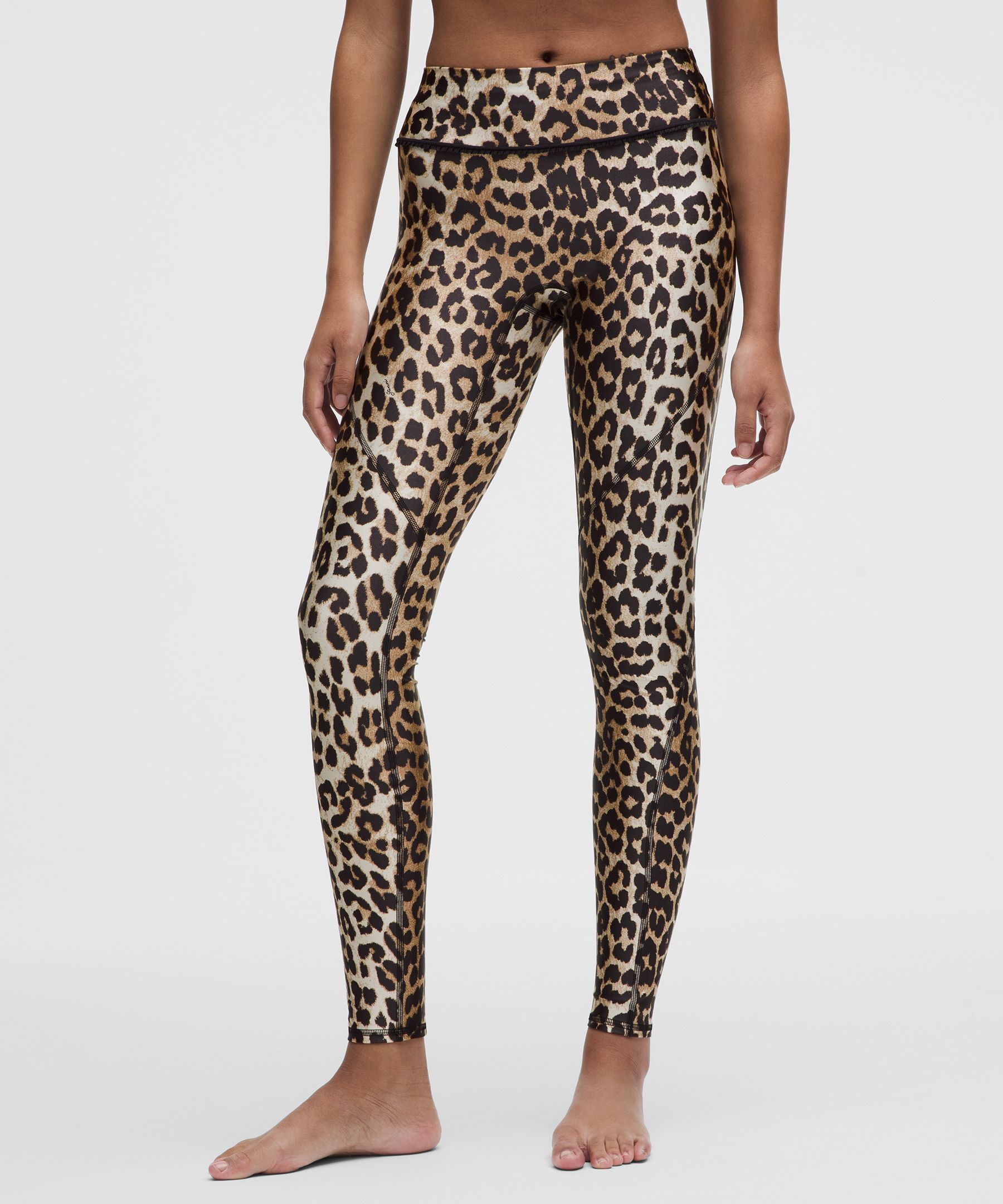 GANNI x lululemon Ruffle-Trim Mid-Rise Tight 28"