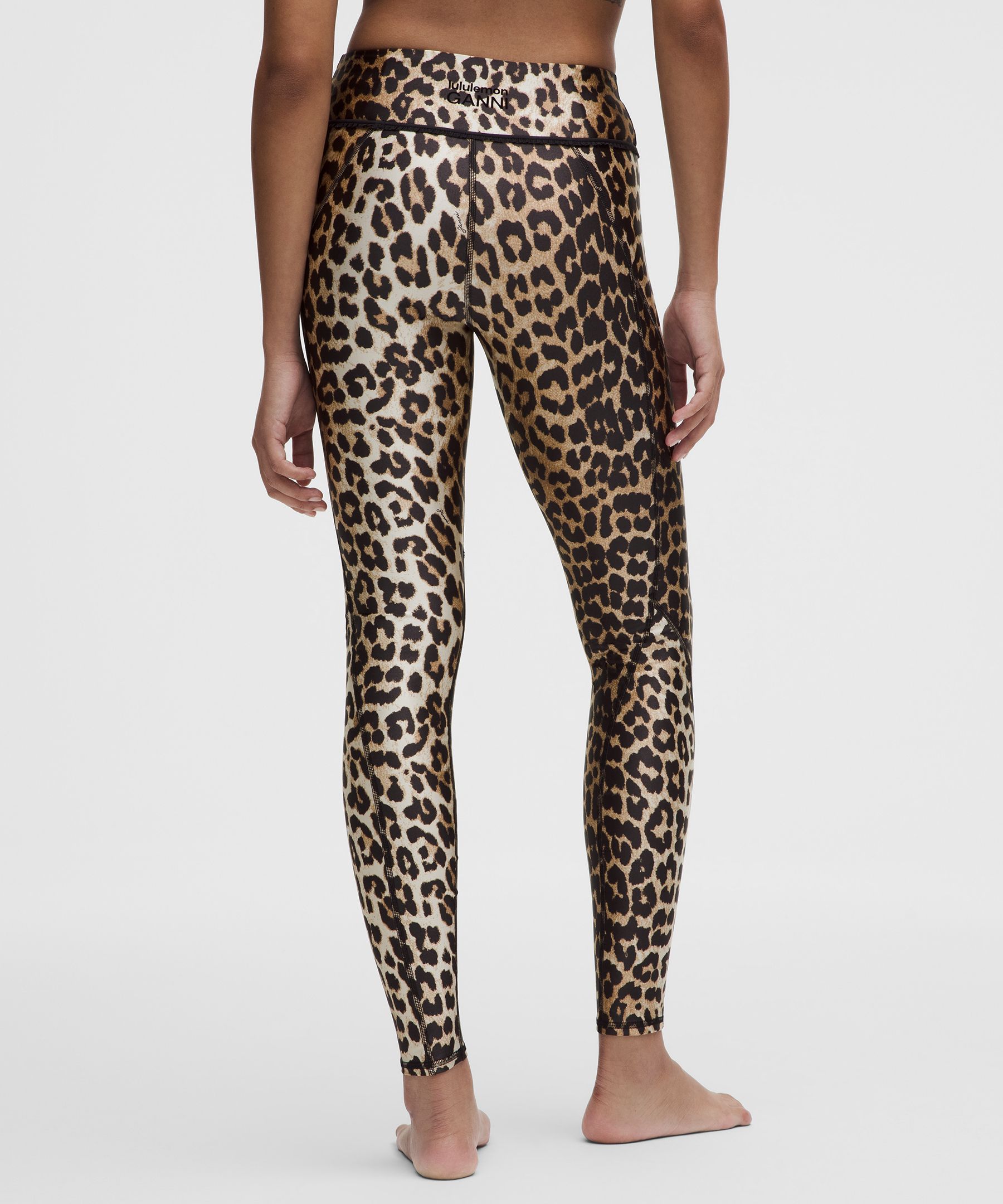 GANNI x lululemon ラッフルトリム ミッドライズタイツ 28インチ