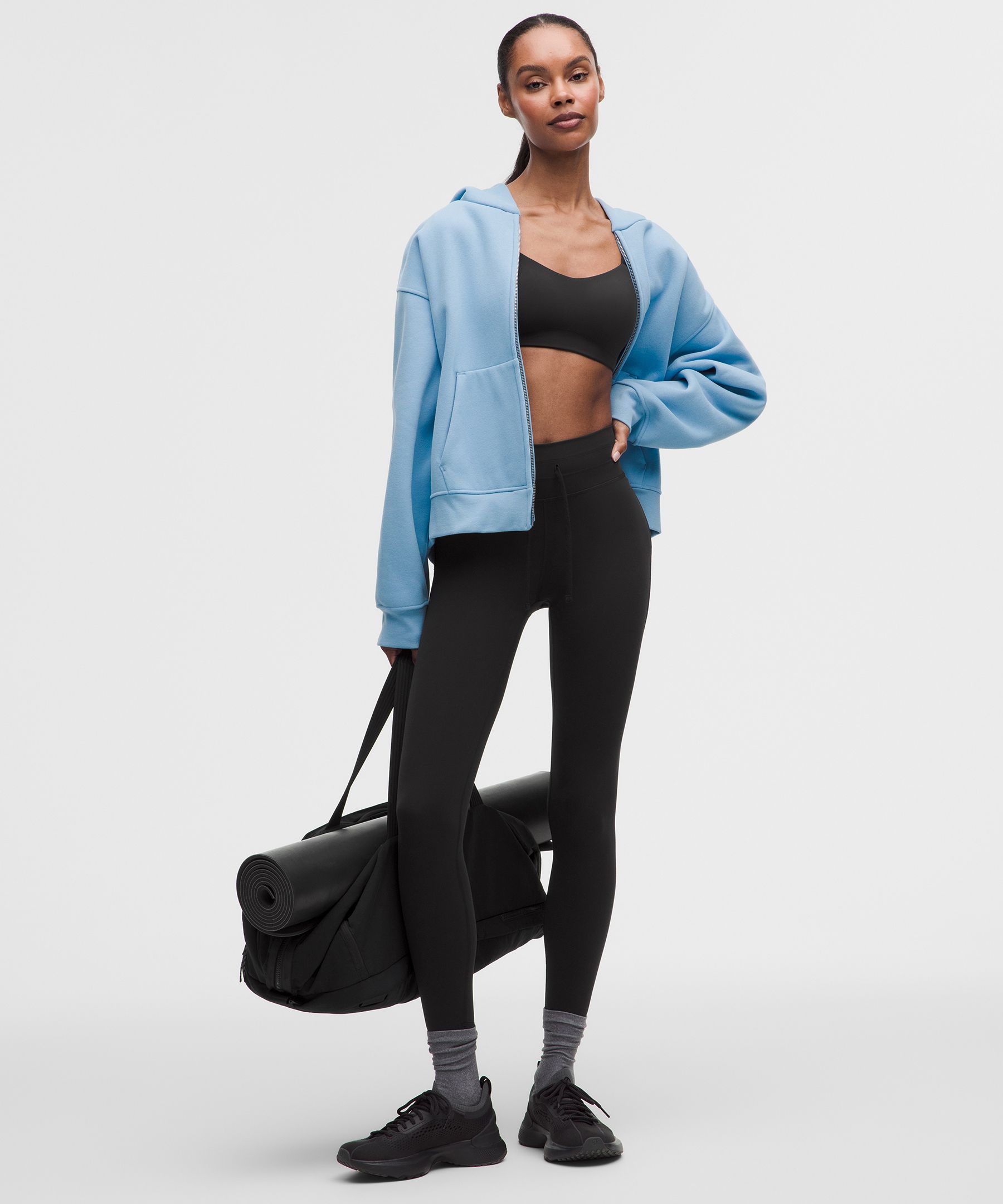 Leggings Groove de cintura alta con cord&oacute;n ajustable 25&rdquo;
