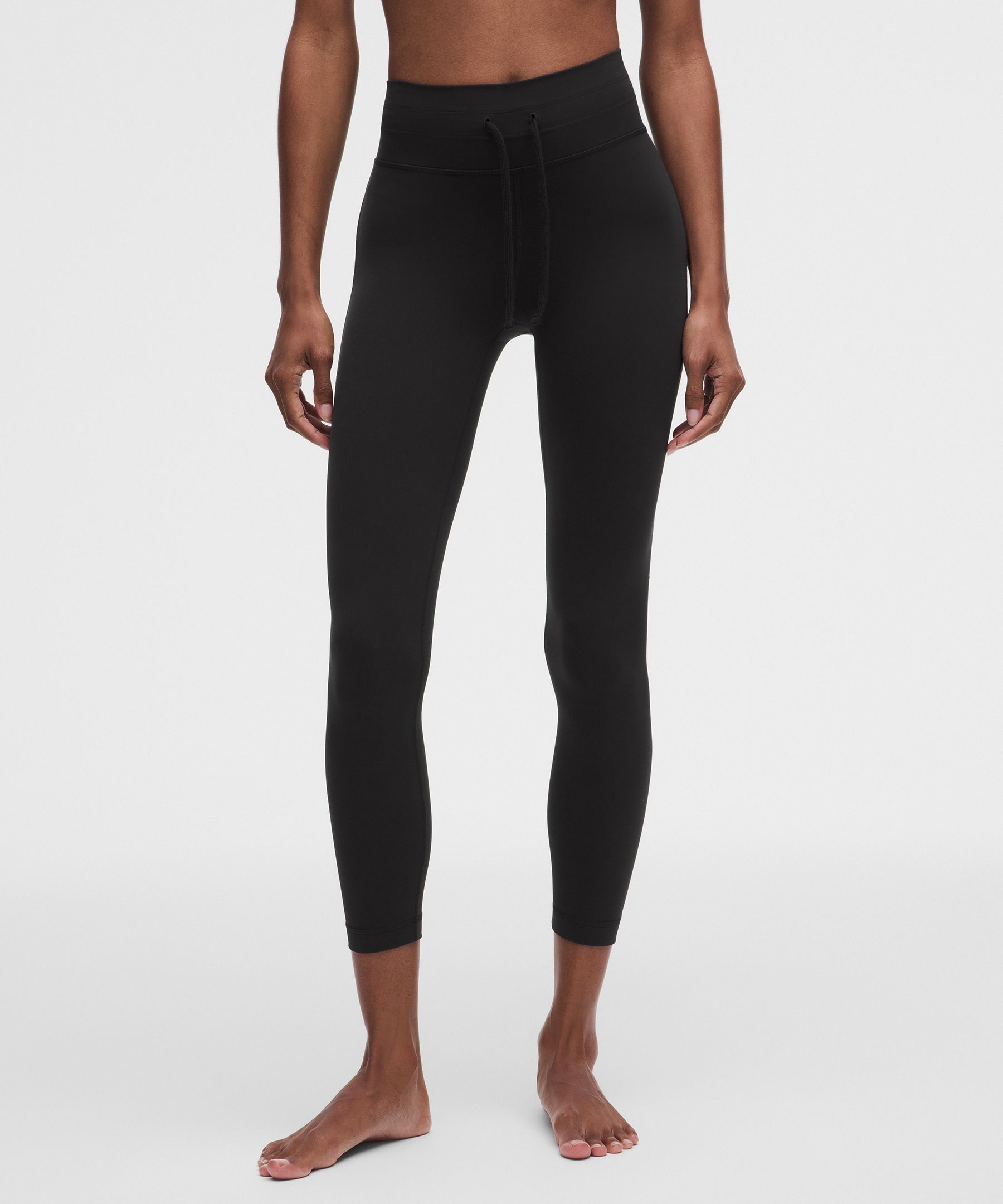 Leggings Groove de cintura alta con cord&oacute;n ajustable 25&rdquo;