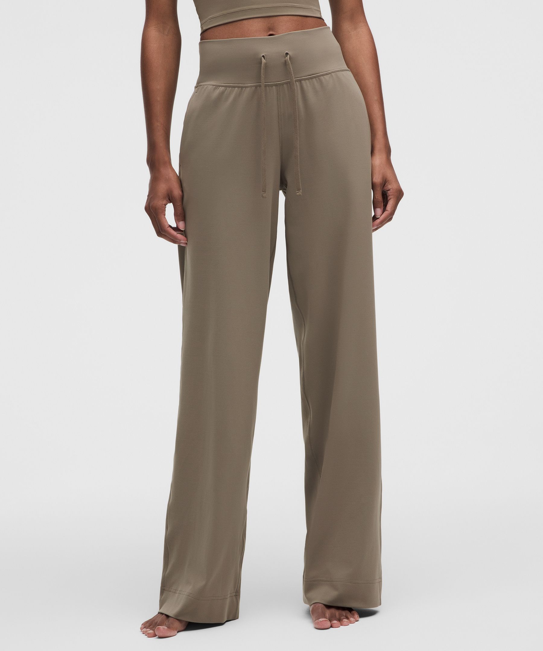 Groove Hose mit hohem Bund und weitem Bein *Normale L&auml;nge