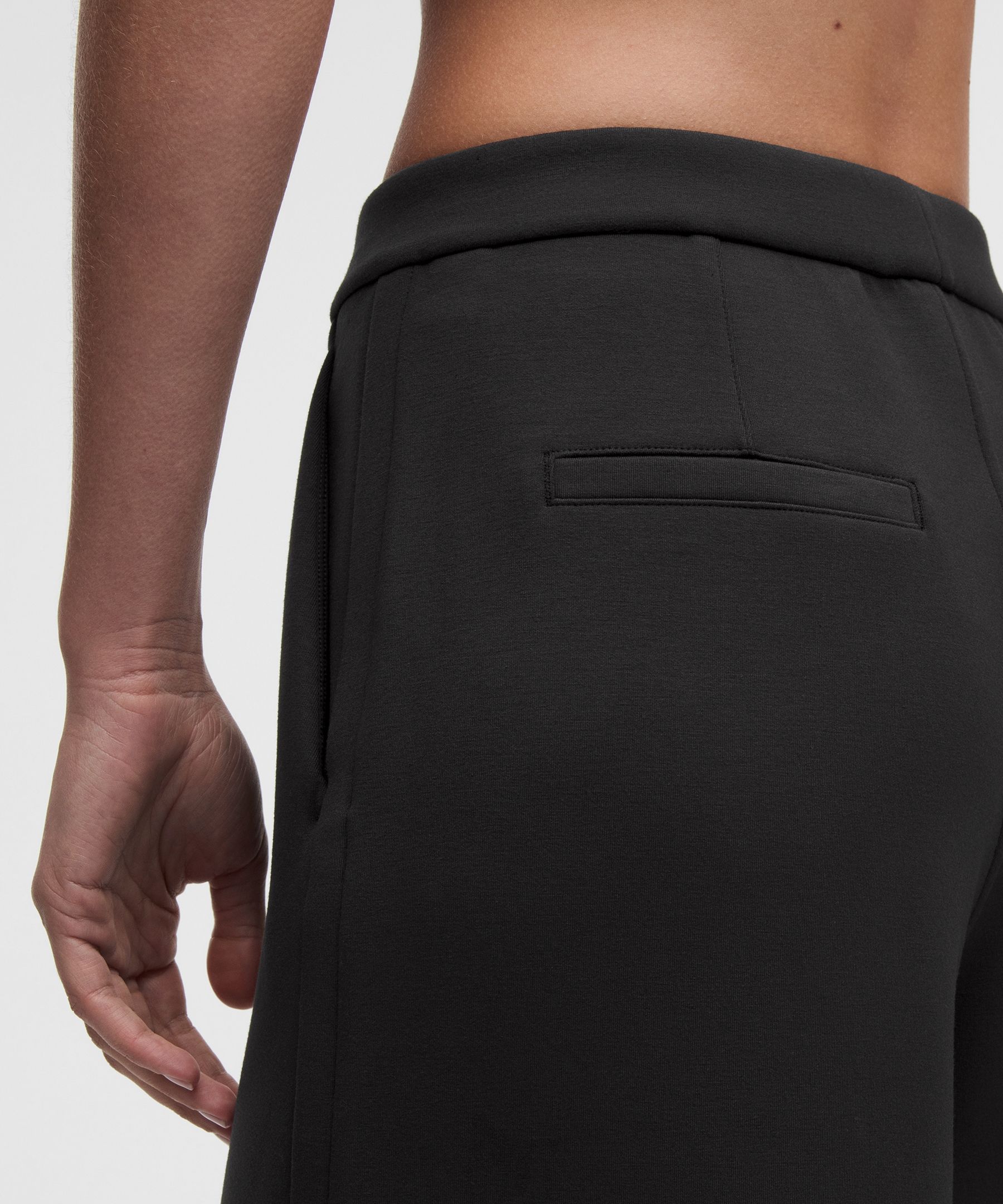 Smooth Spacer-Hose mit hohem Bund und weitem Bein *Standard