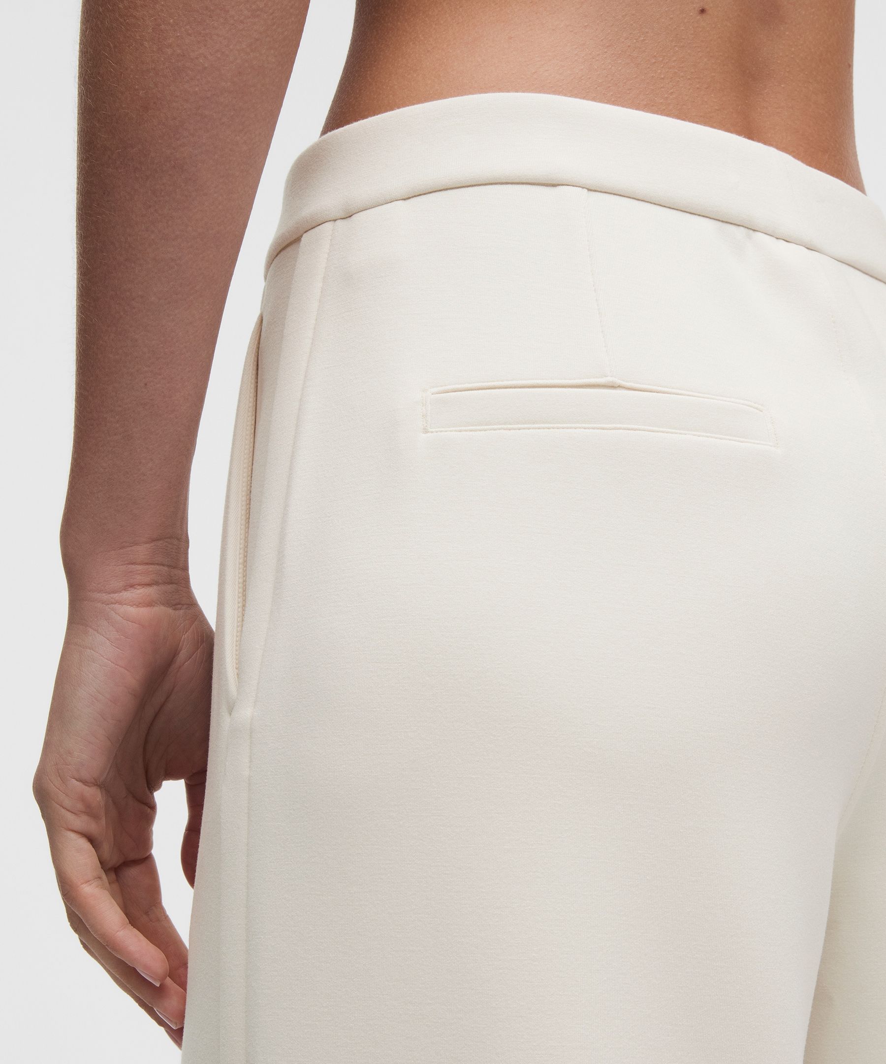 Smooth Spacer High-Rise Wide-Leg Pant
