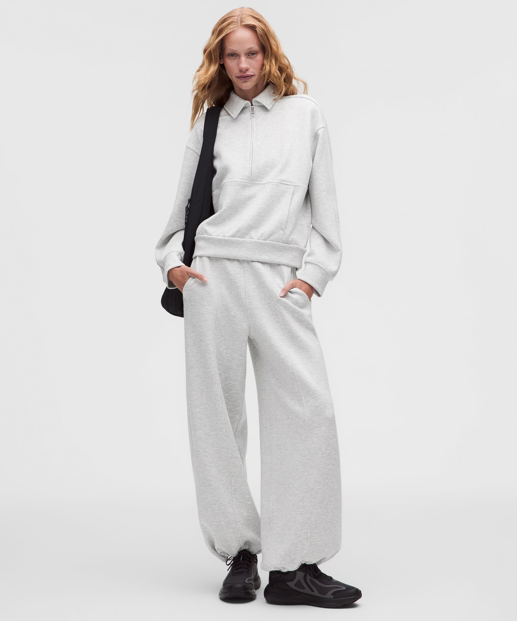 Smooth Spacer High-Rise Wide-Leg Pant *Regular