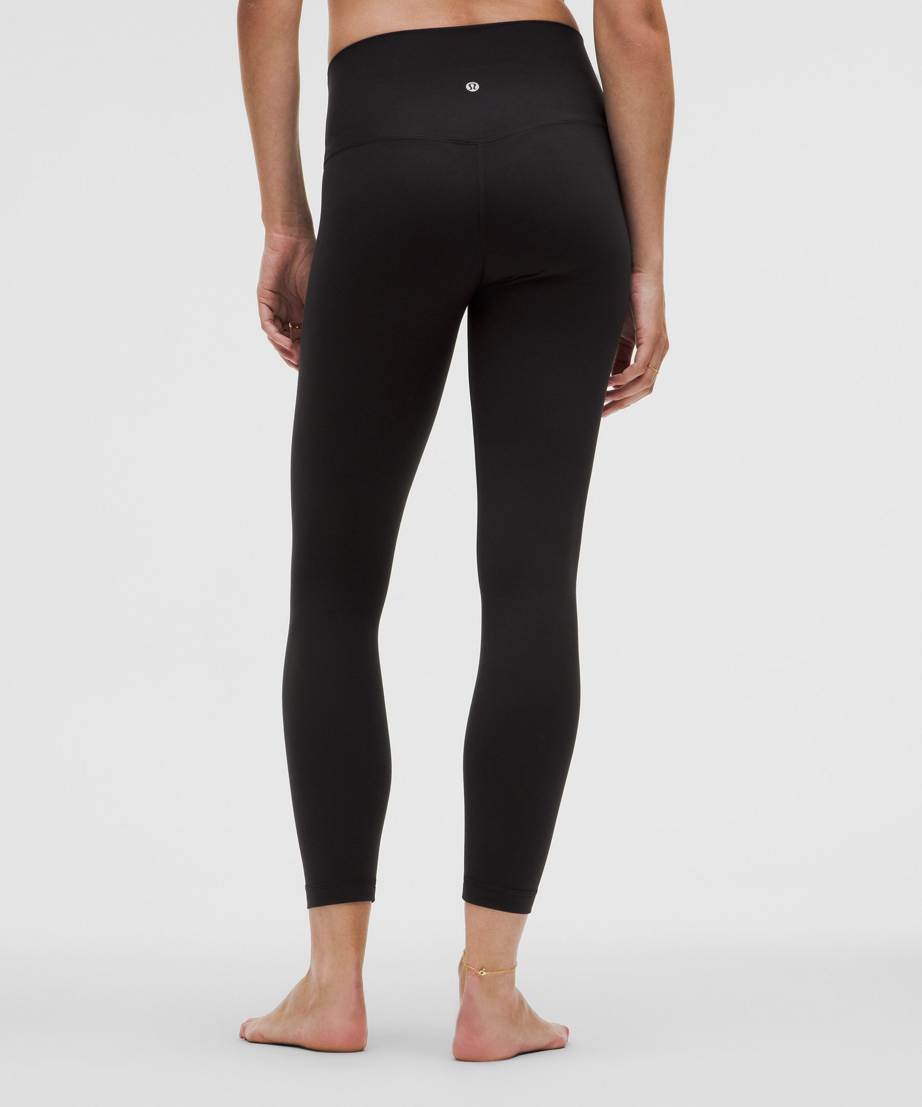 Black Align high-rise 25 cropped leggings, lululemon