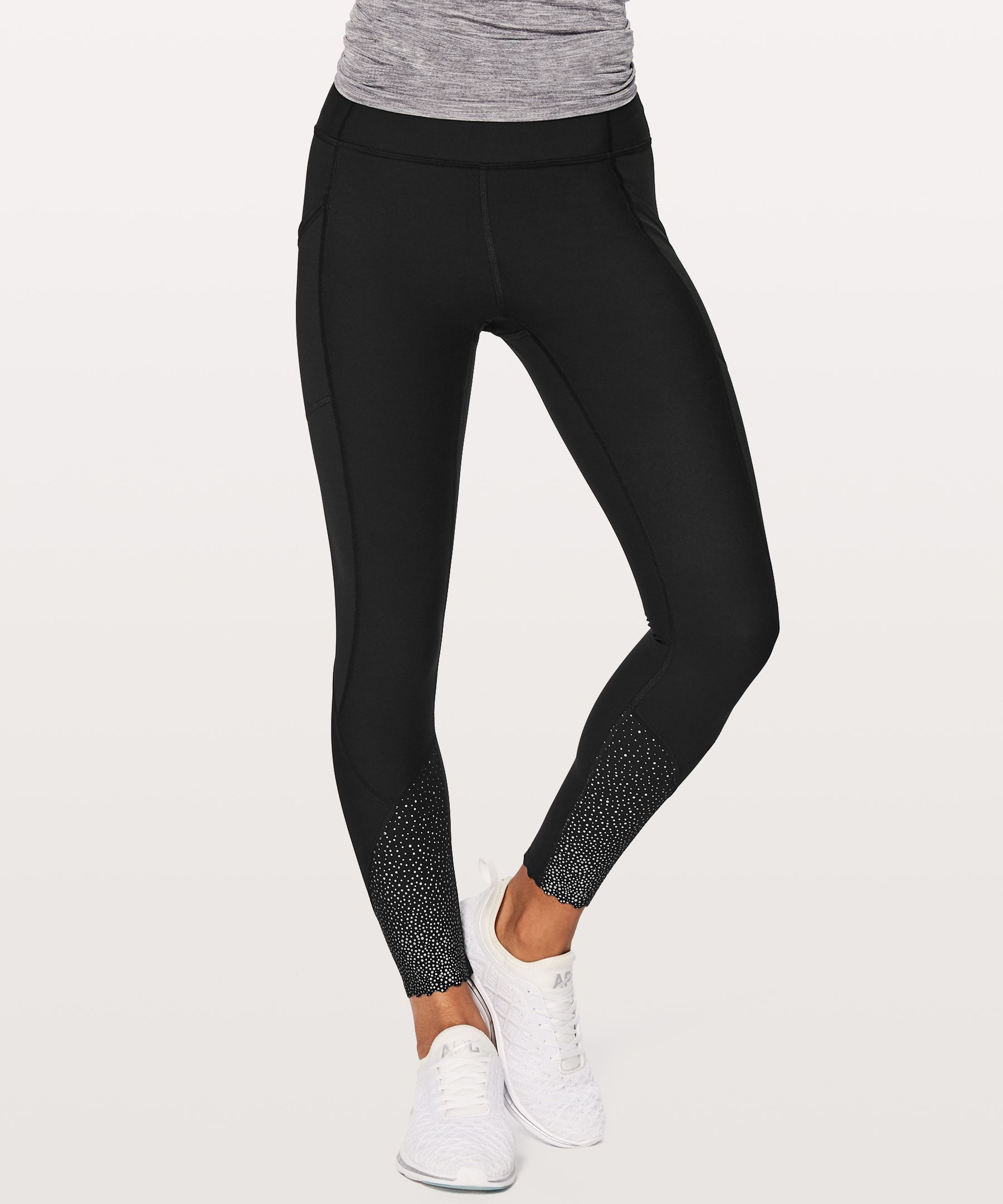 Lululemon Tight Stuff Scalloped & Reflective Tight // 6