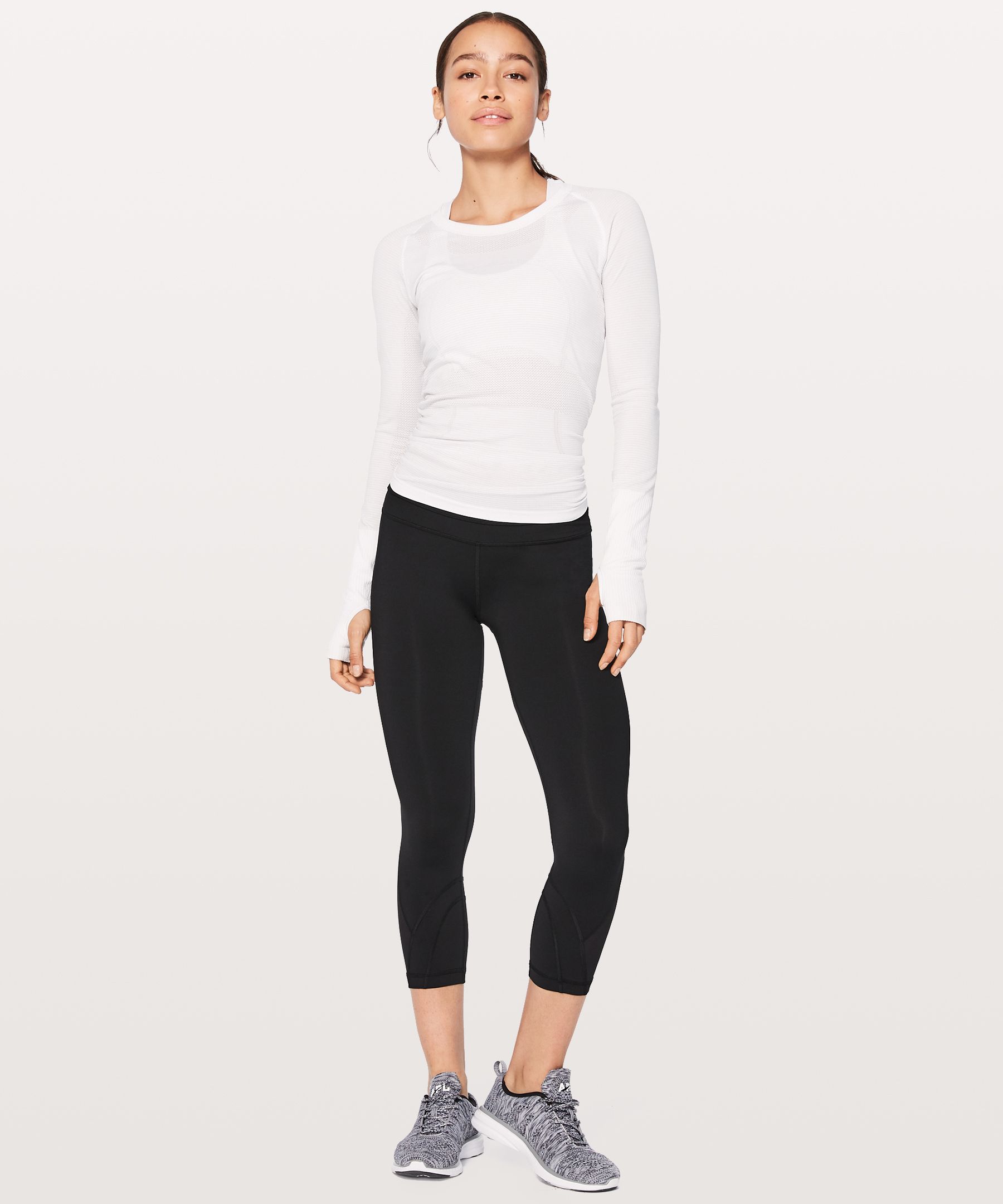 Lululemon Run: Inspire Crop Ii In Black