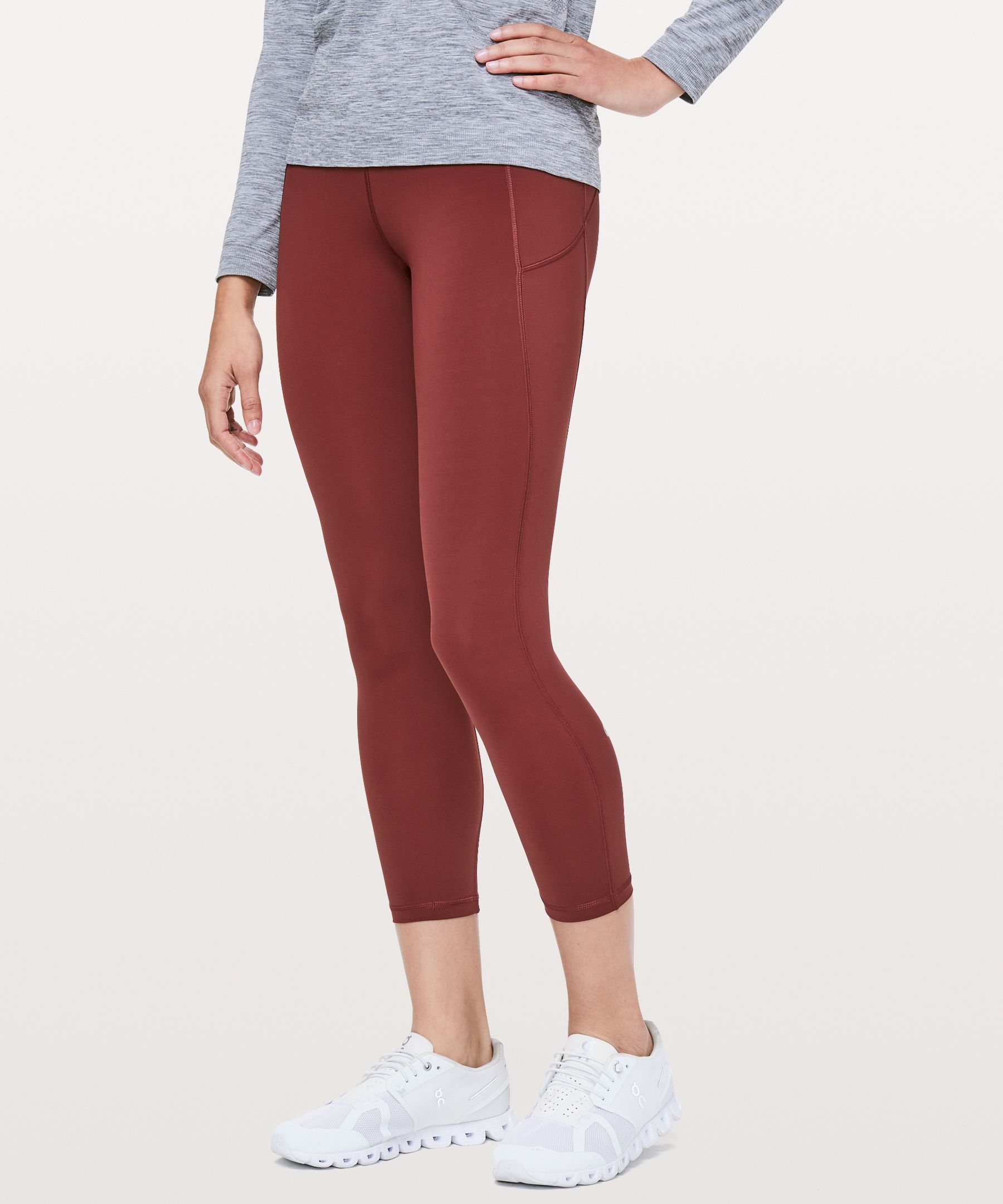 Lululemon Final Lap Crop 23 inch  Colorful leggings, Inner thigh