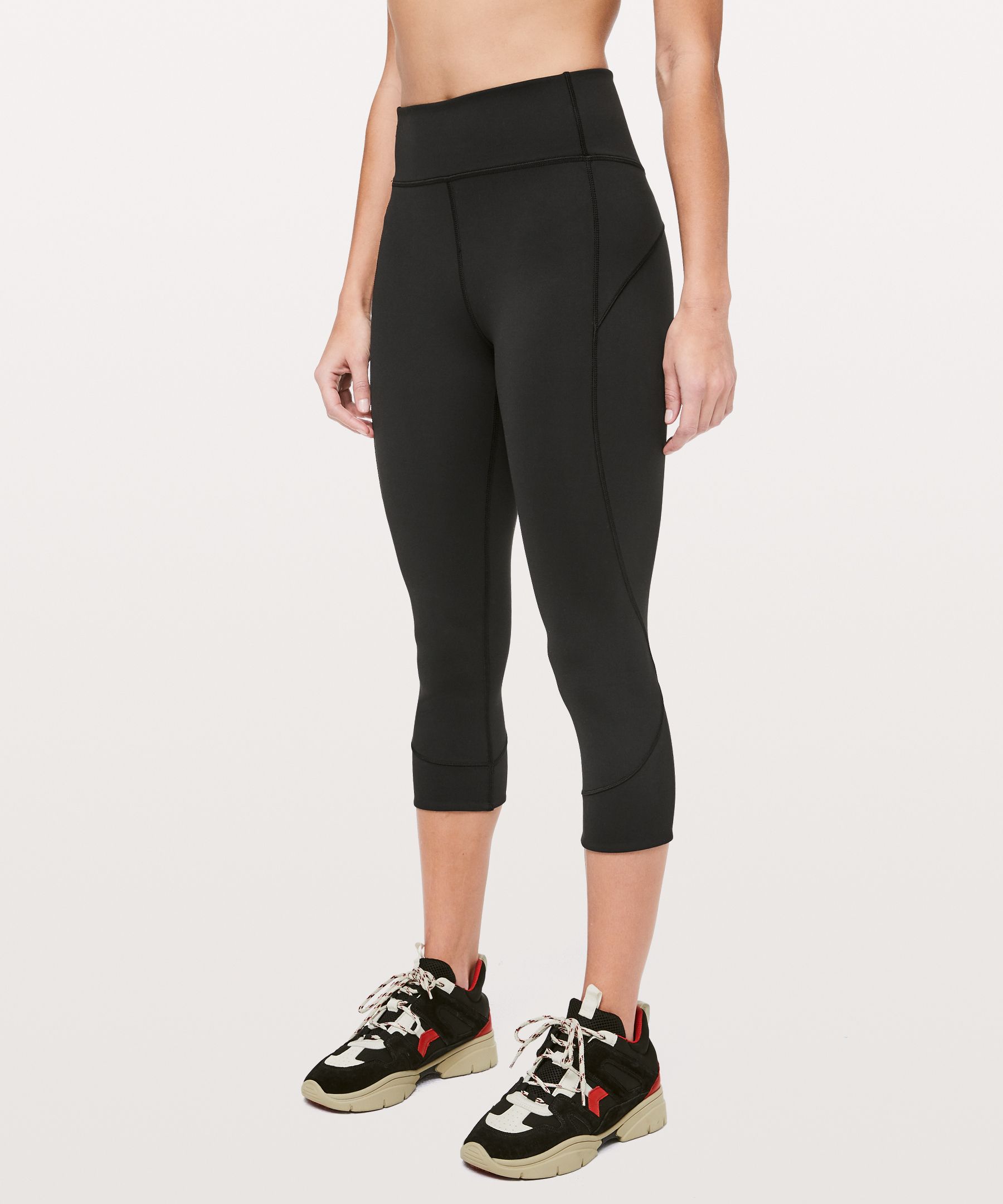 Lululemon In Movement Crop 19 *everlux In Black