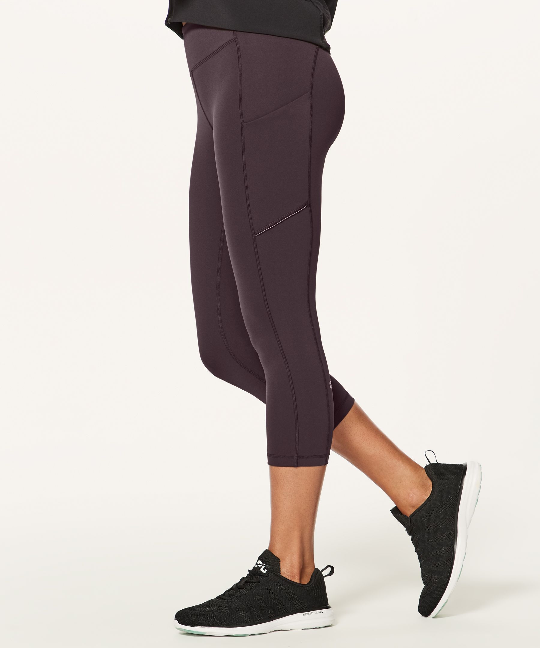 Lululemon Speed Up Crop 21 - Wee Are From Space Nimbus Battleship - lulu  fanatics