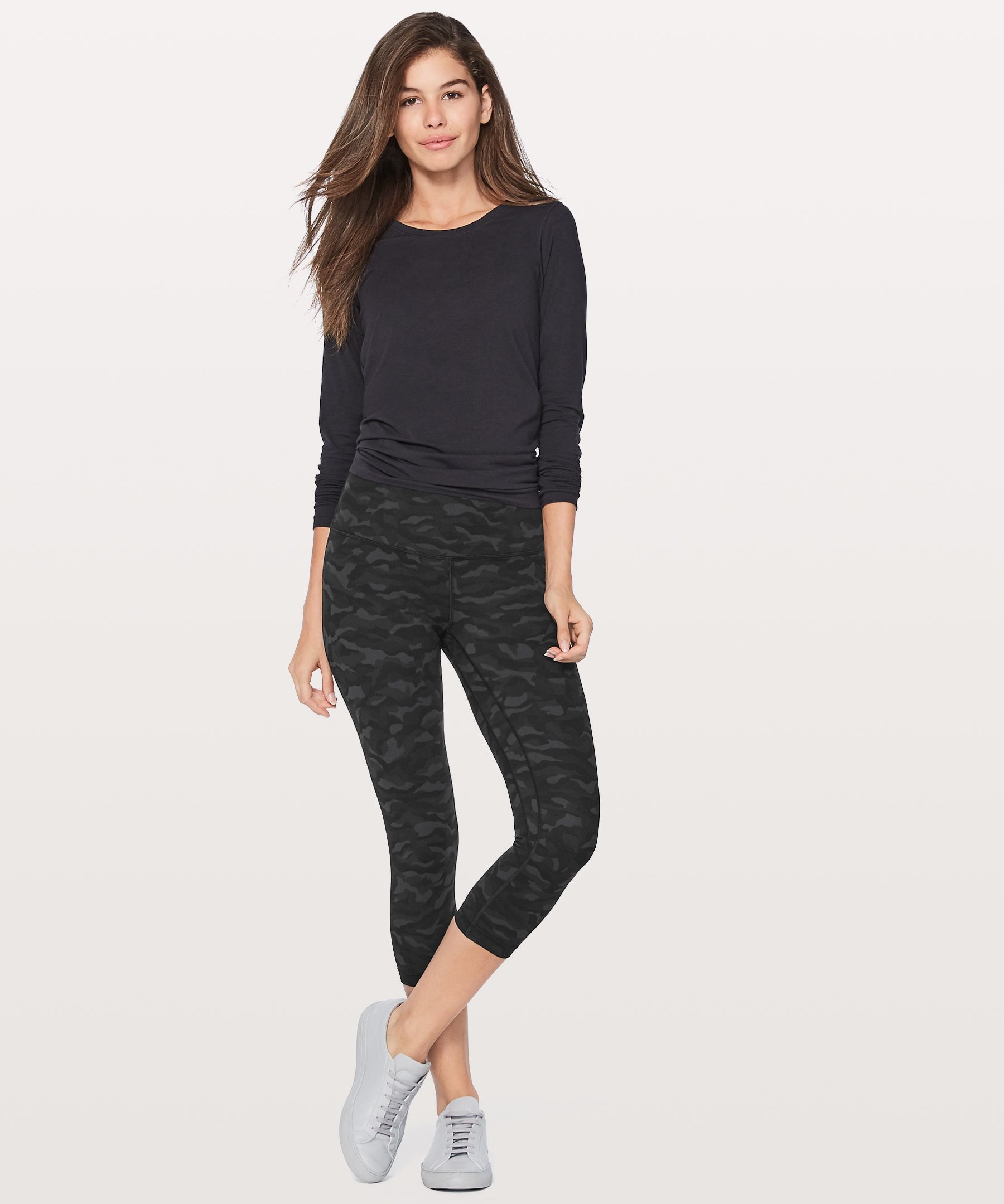 lululemon camo crop leggings