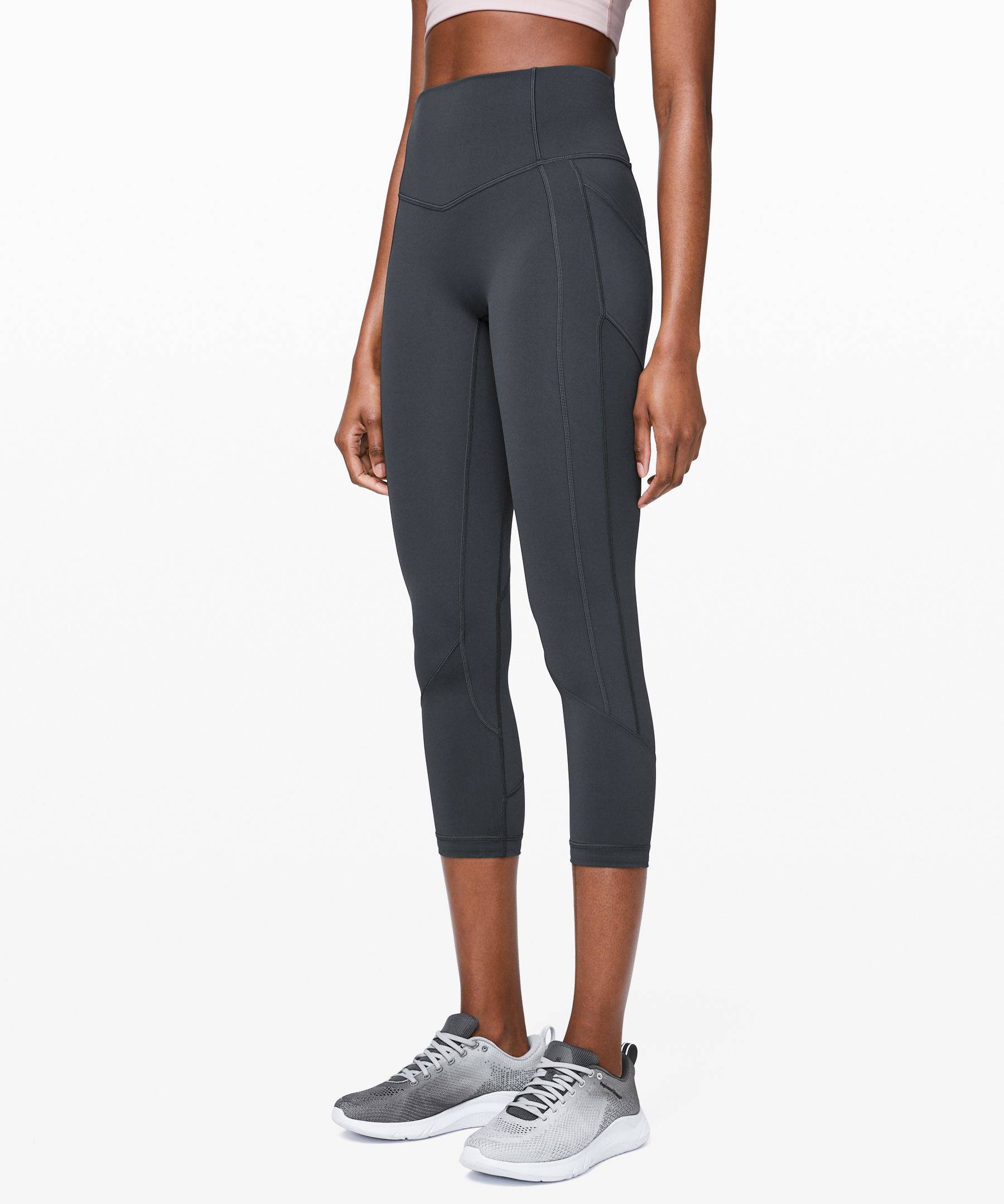 Lululemon All The Right Places Crop Ii *23" In Melanite